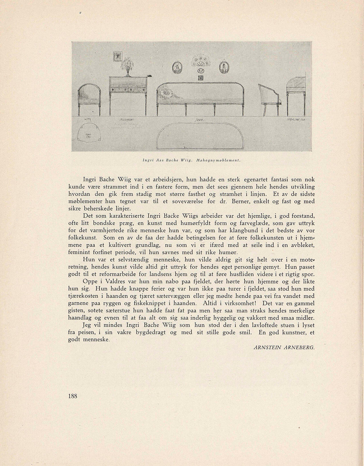 Ingri Aas Bache Wiig in memoriam