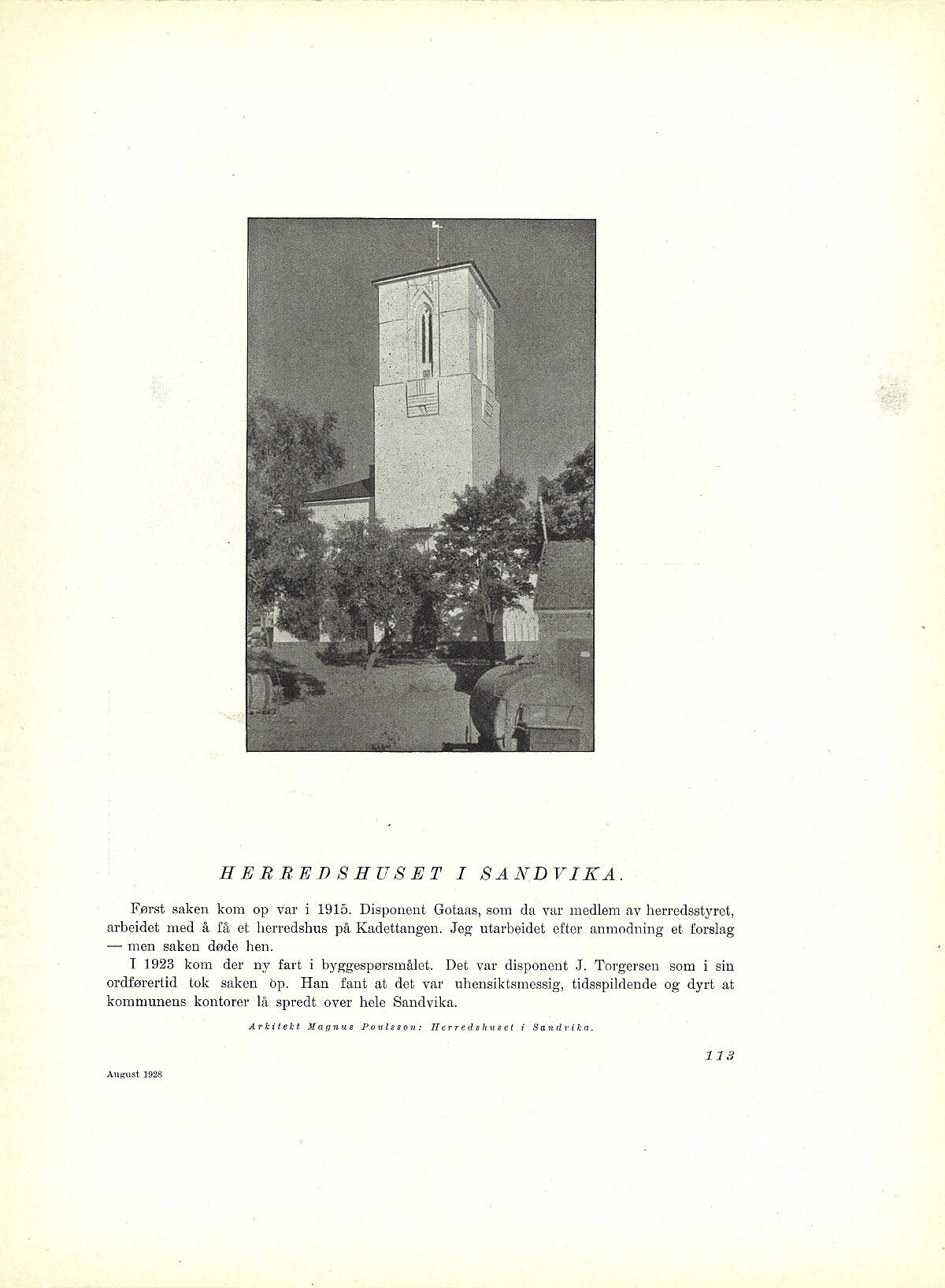 Herredshuset i Sandvika