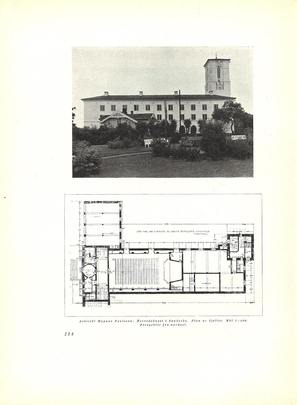 Herredshuset i Sandvika - OLD - Arkitektur N