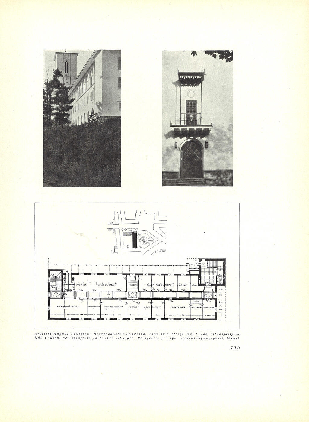 Herredshuset i Sandvika - OLD - Arkitektur N