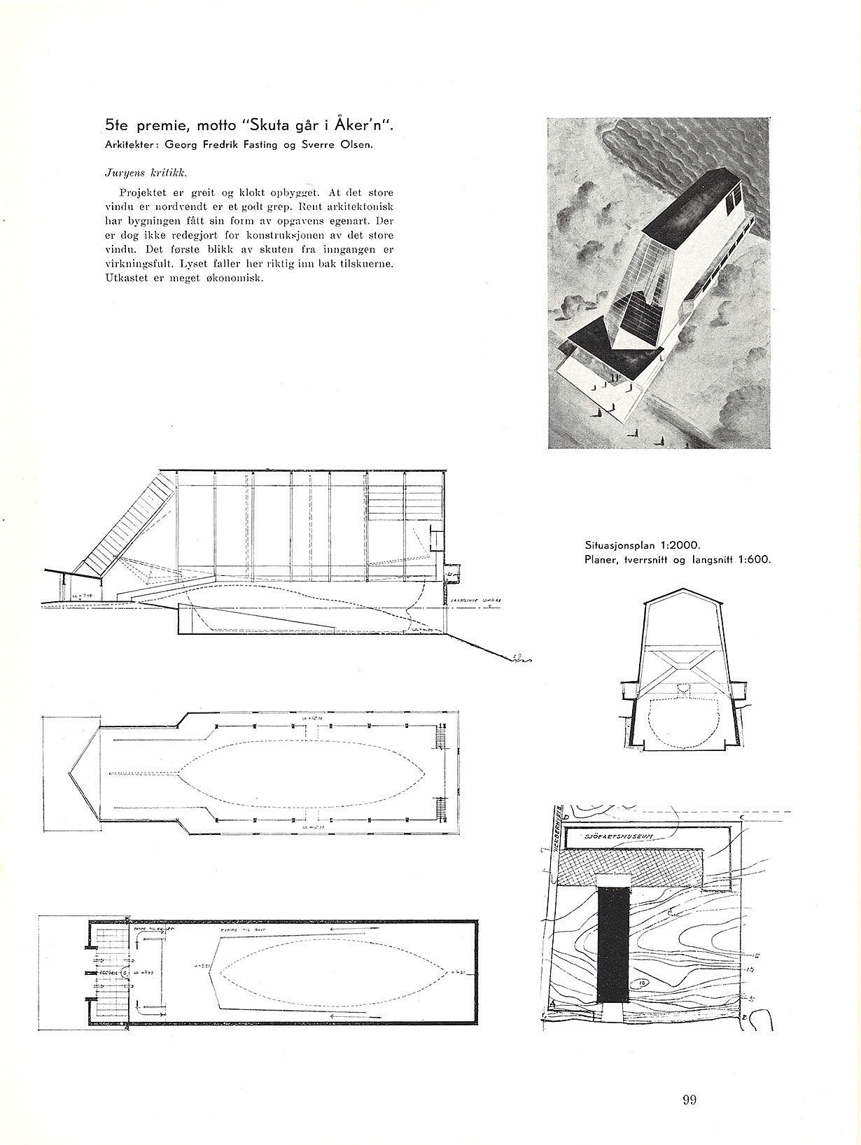 Arkitektkonkurransen om bygning for polskibet Fram