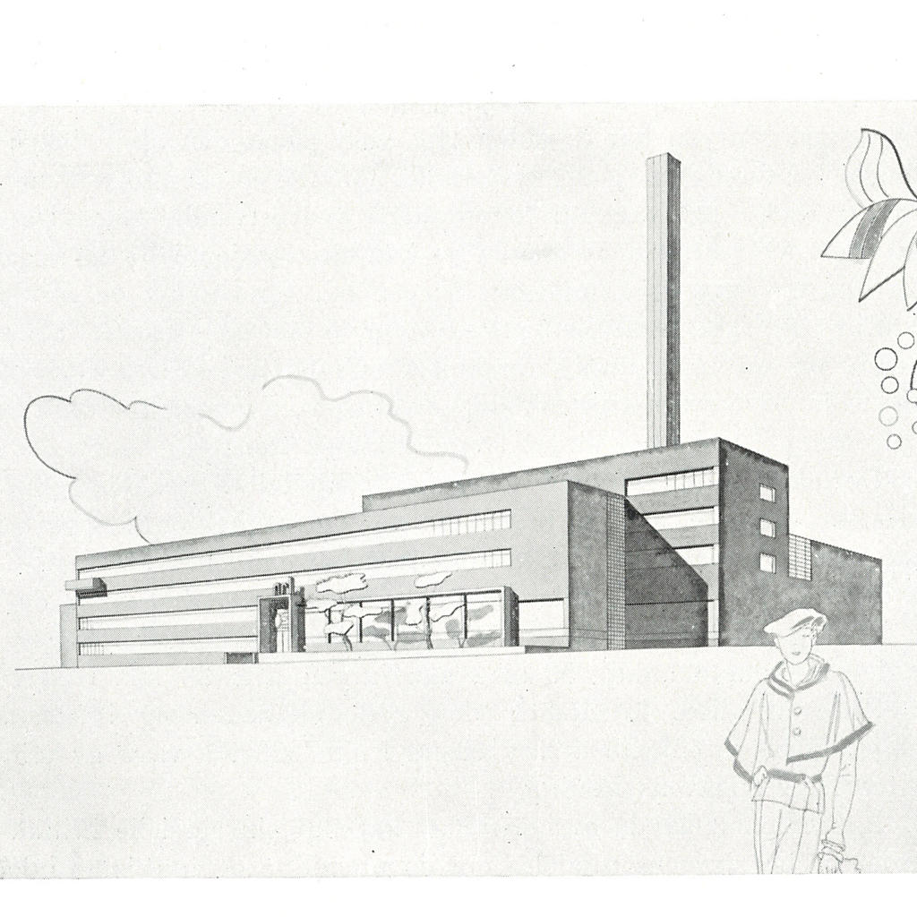 Konkurransen om tegninger til bygning for Norsk Rikskringkasting