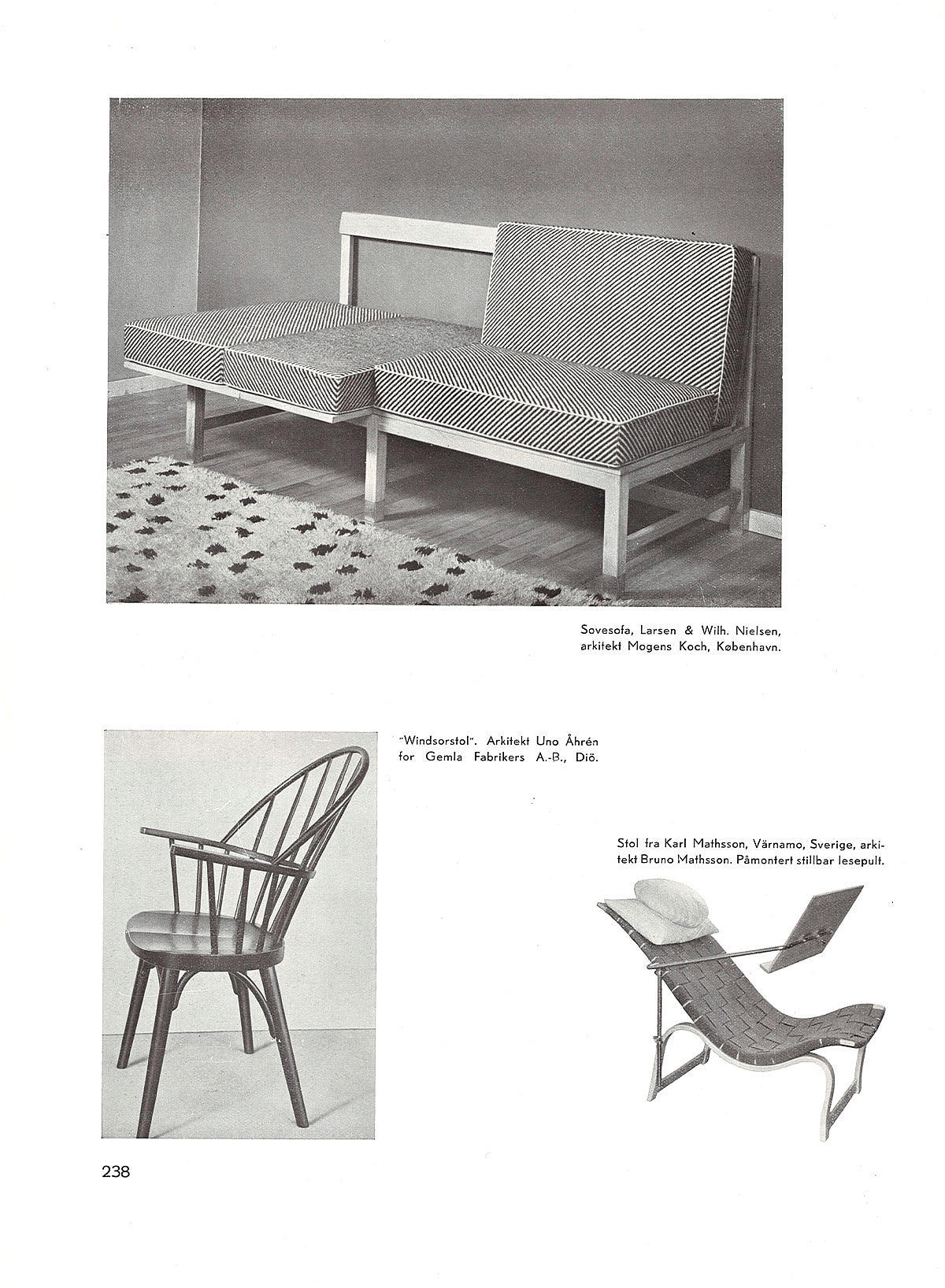 Danske, finske og svenske standardmøbler