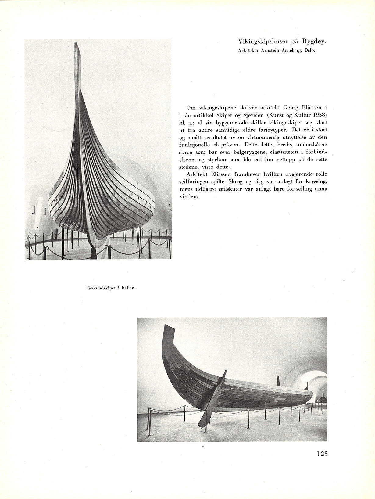 Vikingskipene og museumsbygningene på Bygdøy