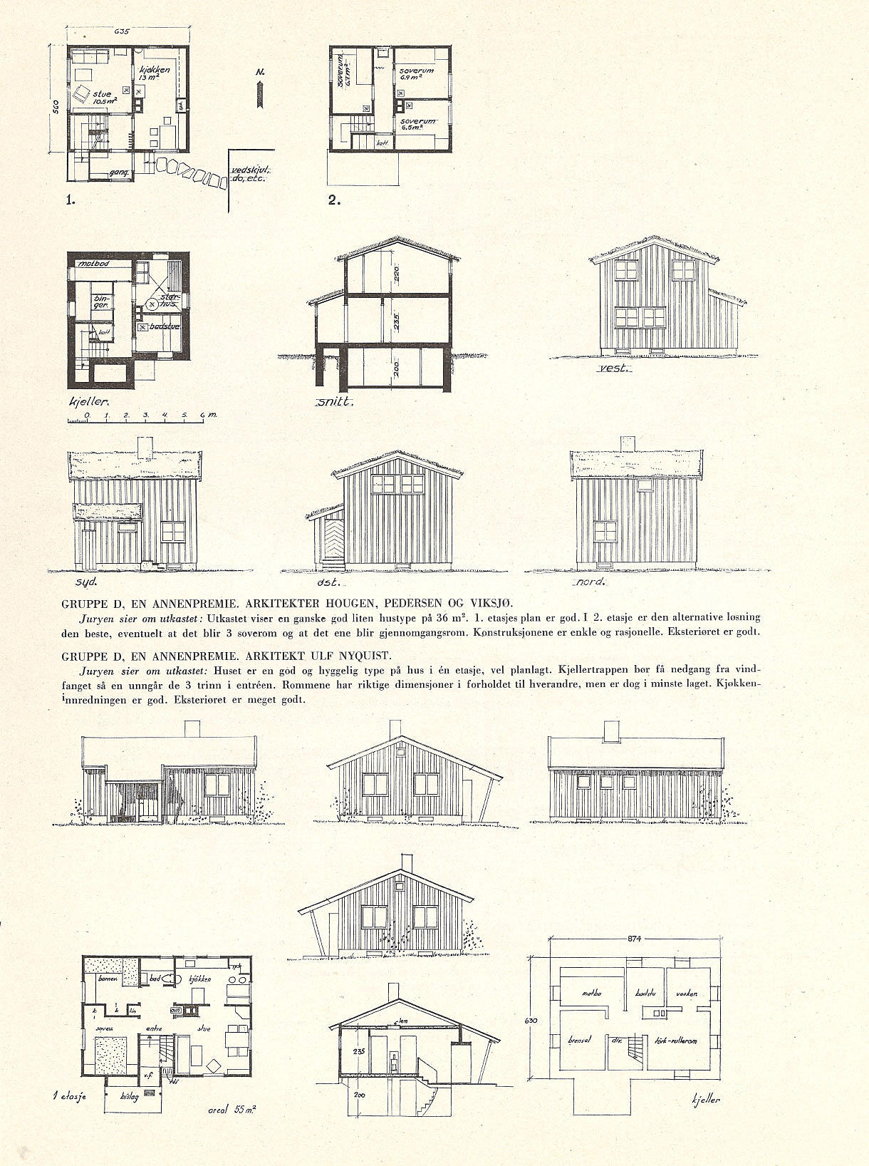 Arkitektkonkurranser om hustyper