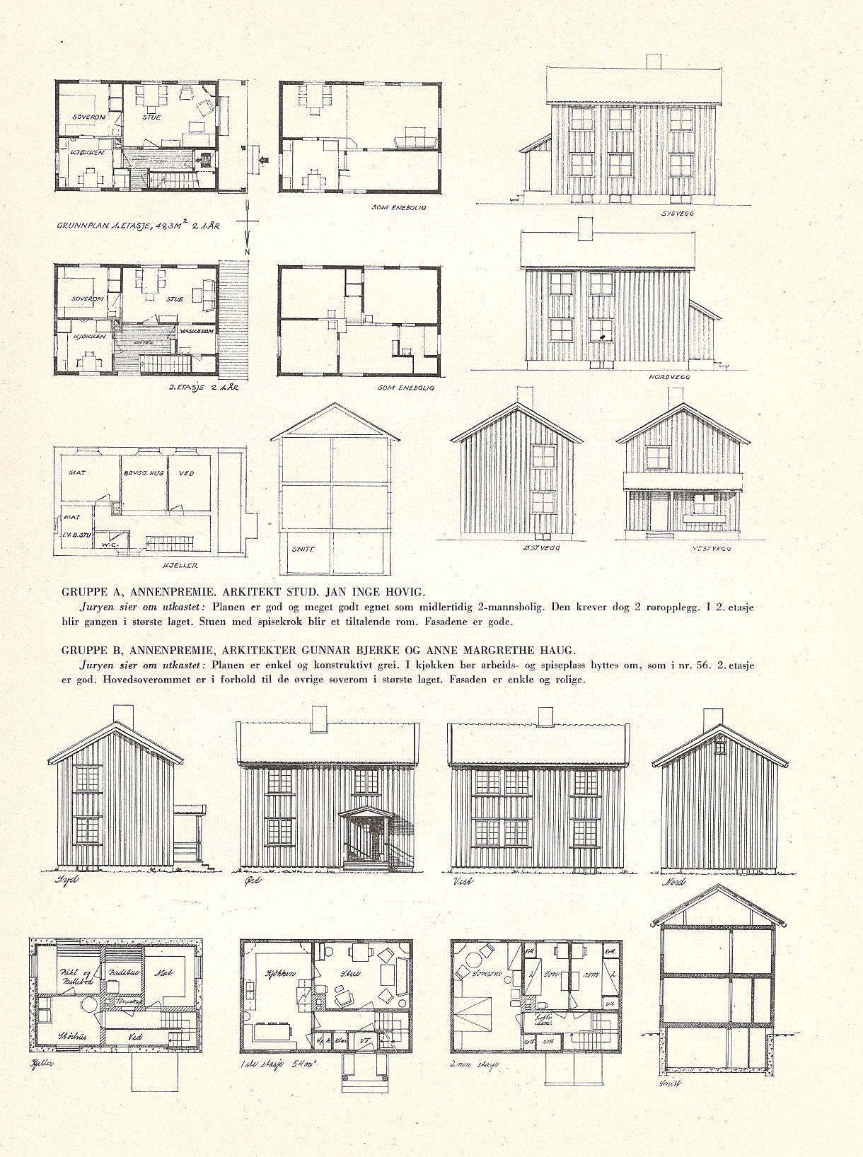 Arkitektkonkurranser om hustyper