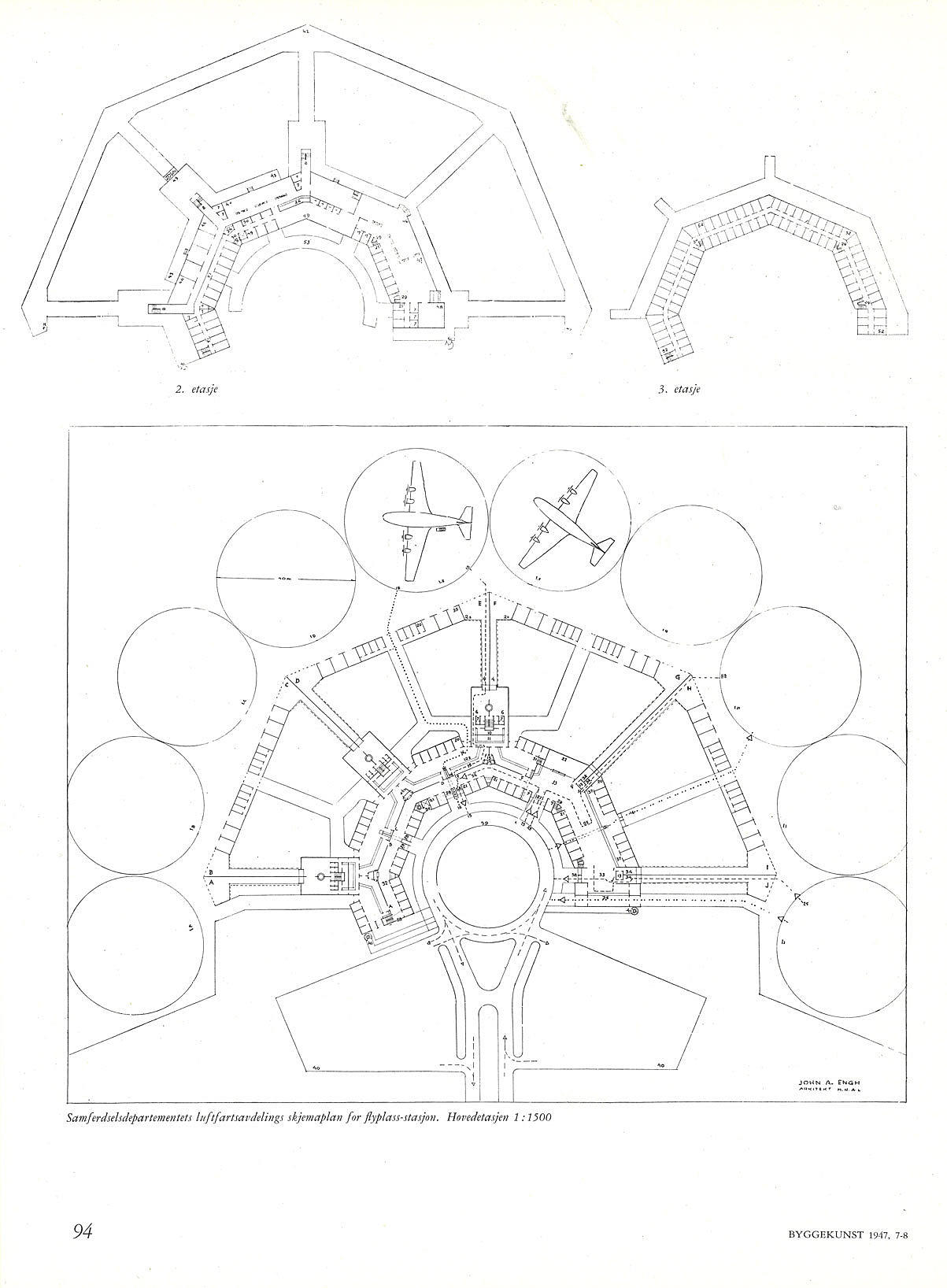 Flyplassens stasjonsbygninger