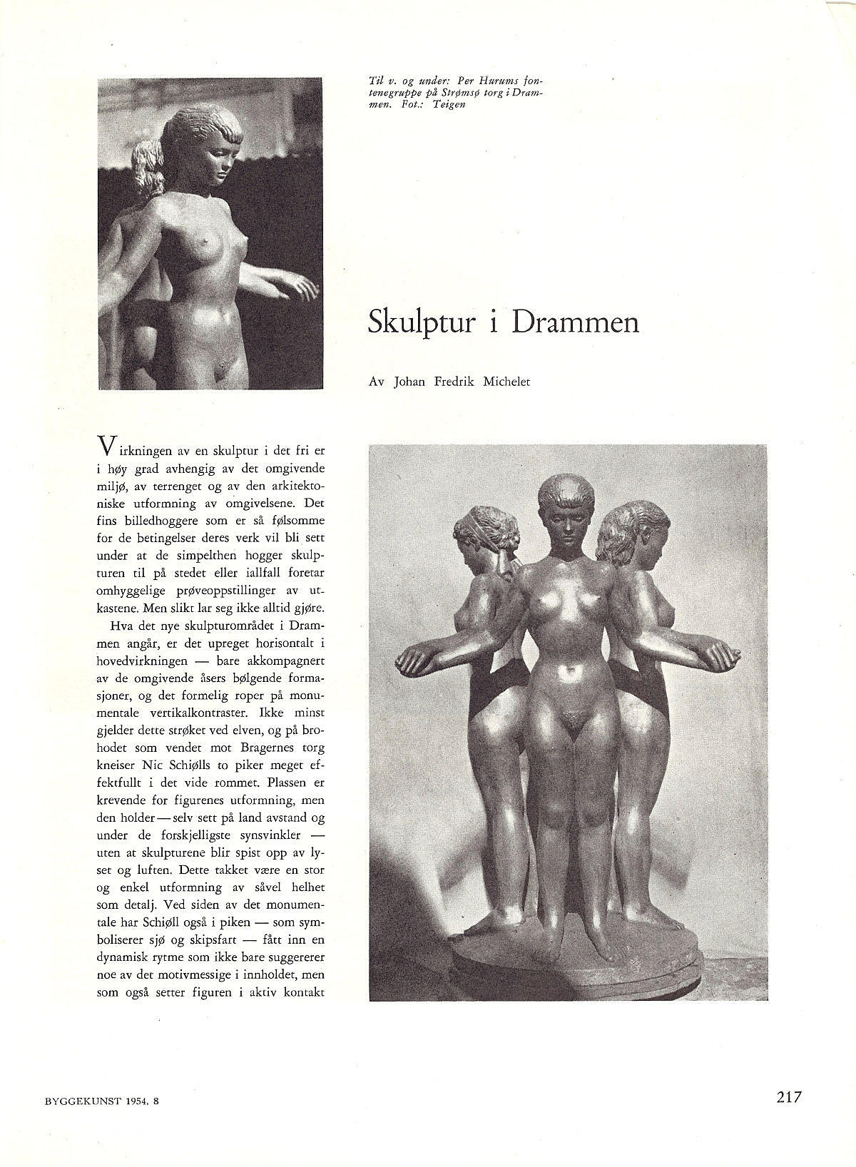 Skulptur i Drammen