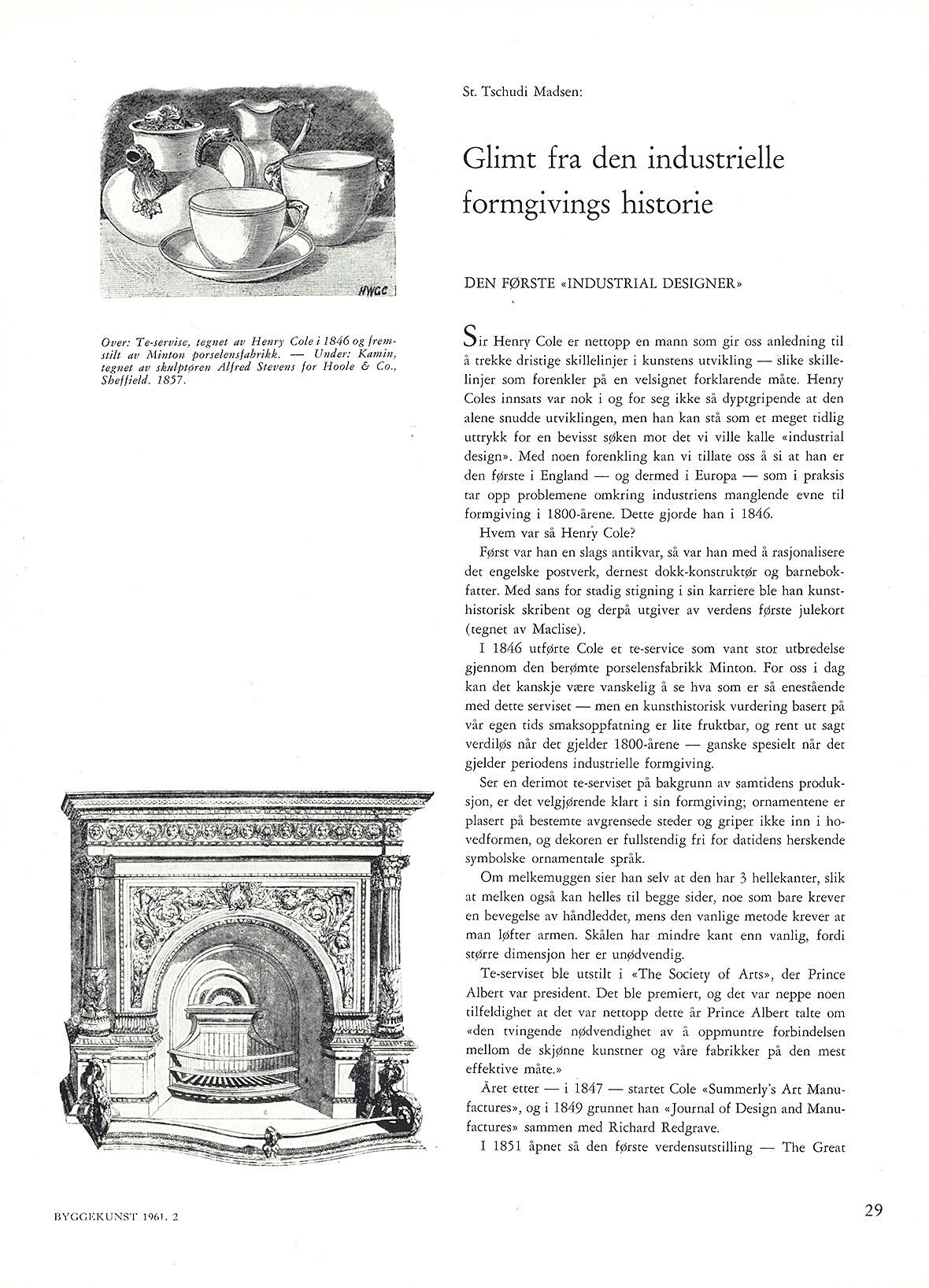 Glimt fra den industrielle formgivingens historie