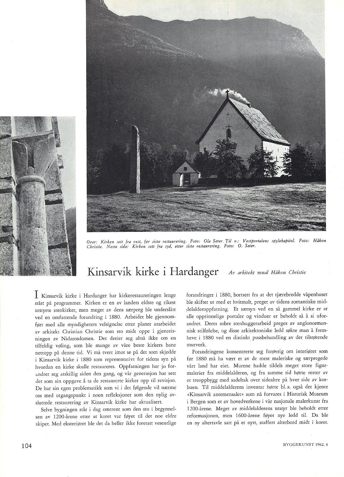Kinsarvik kirke i Hardanger