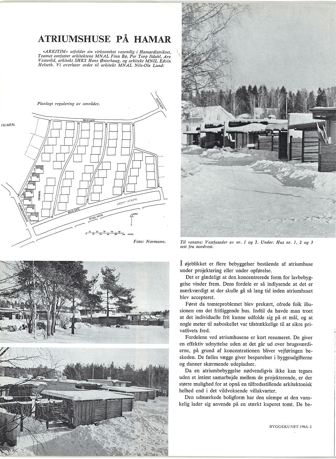 Atriumshus på Hamar