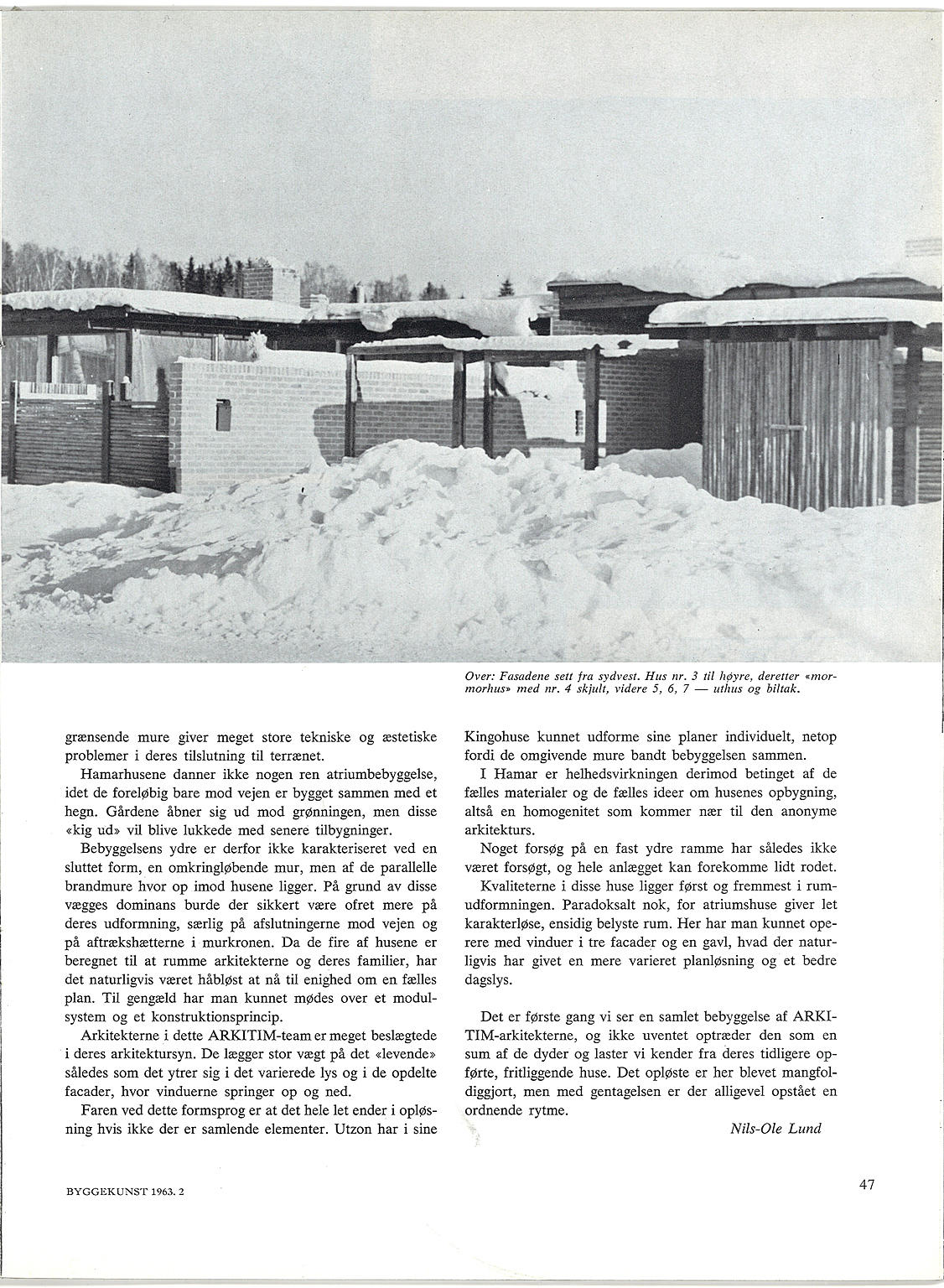 Atriumshus på Hamar