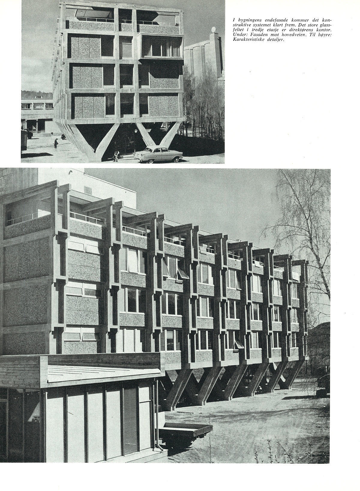 Ny administrasjonsbygning for A/S Dalen Portland-Cementfabrik, Brevik
