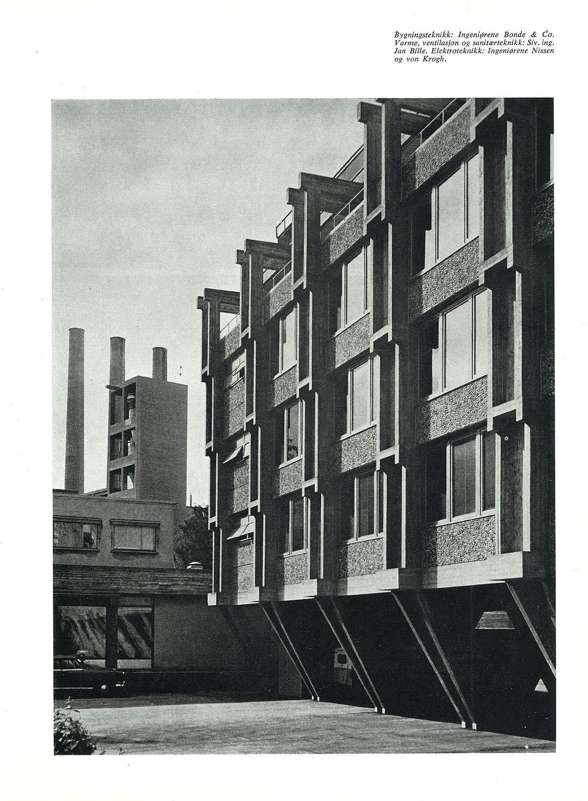 Ny administrasjonsbygning for A/S Dalen Portland-Cementfabrik, Brevik