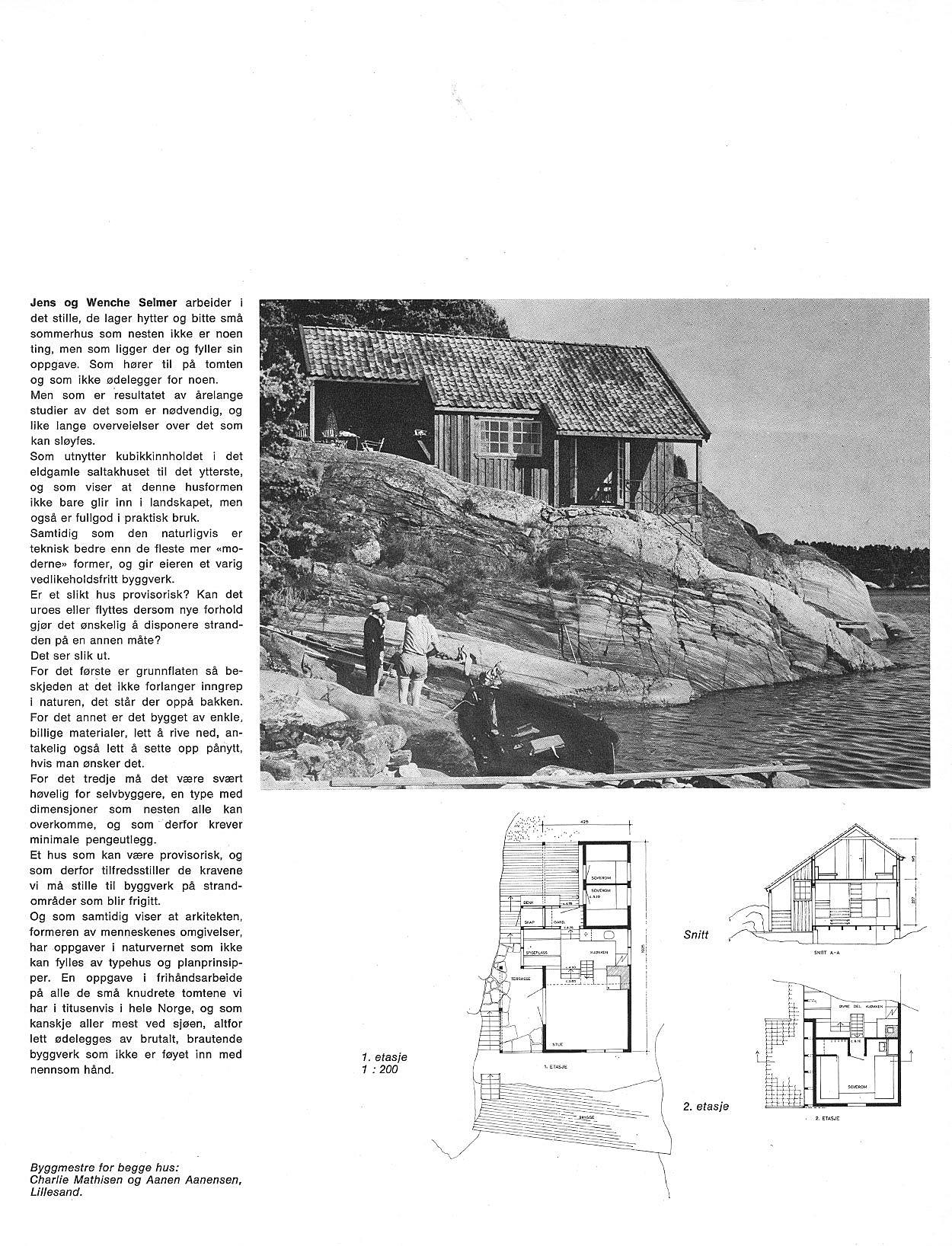 Sommerskur ved strandkanten