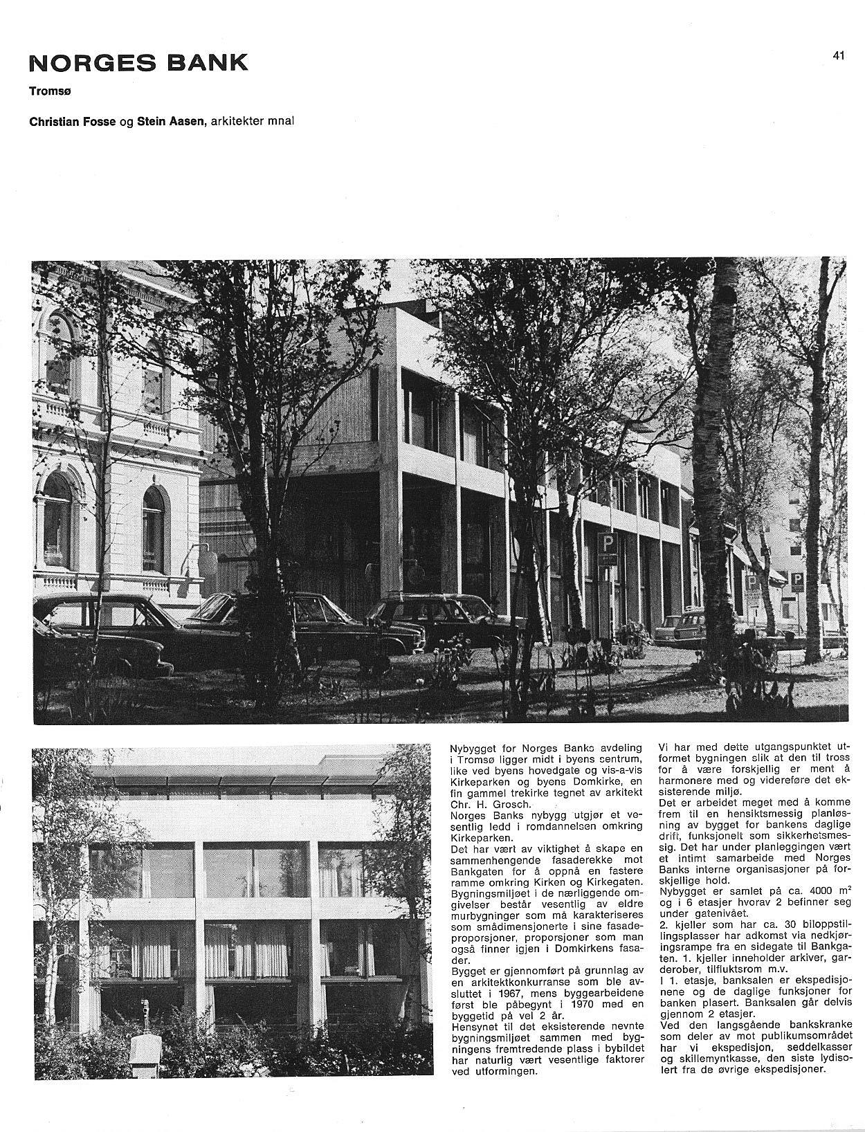 Norges bank, Tromsø