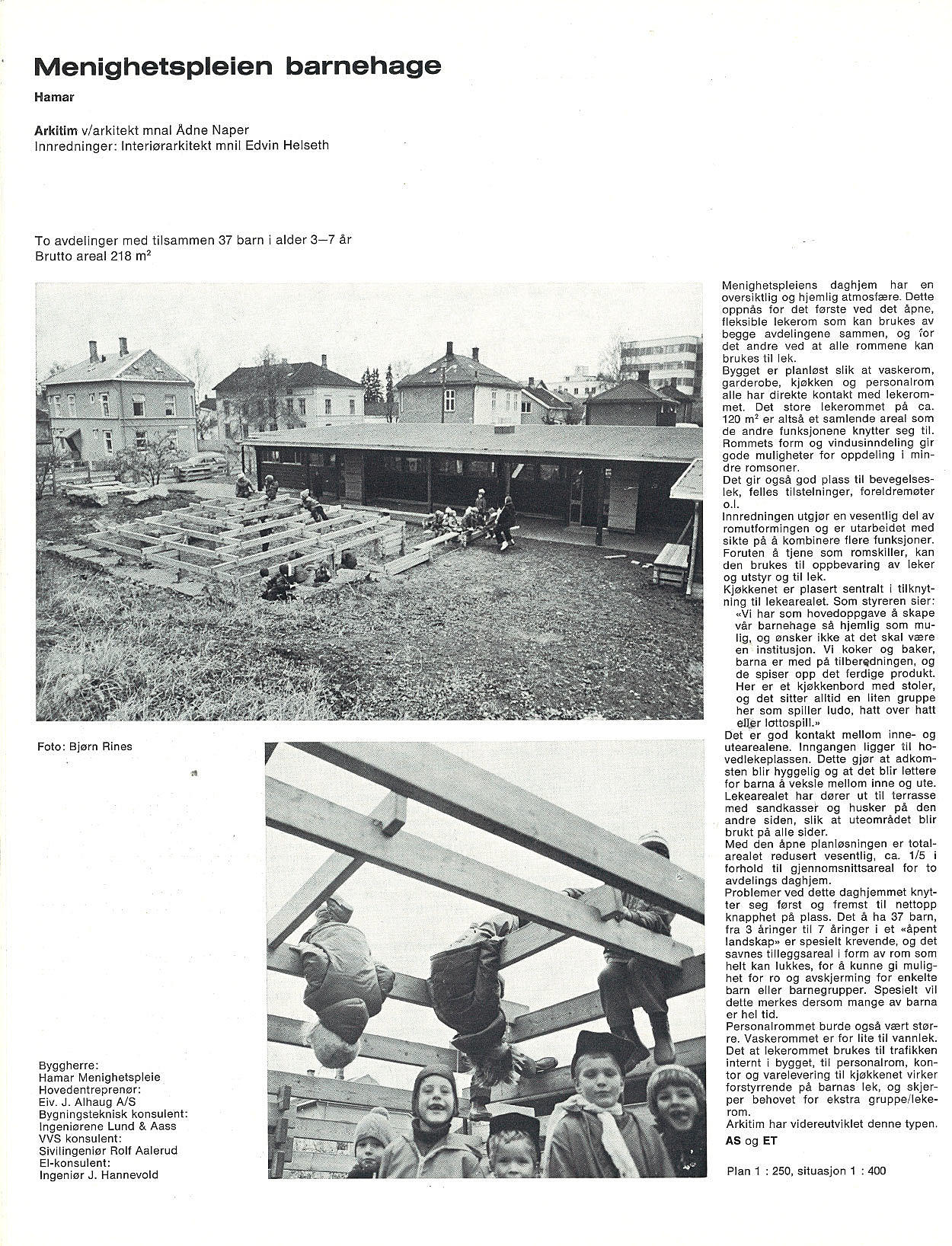 Menighetspleien barnehage, Hamar