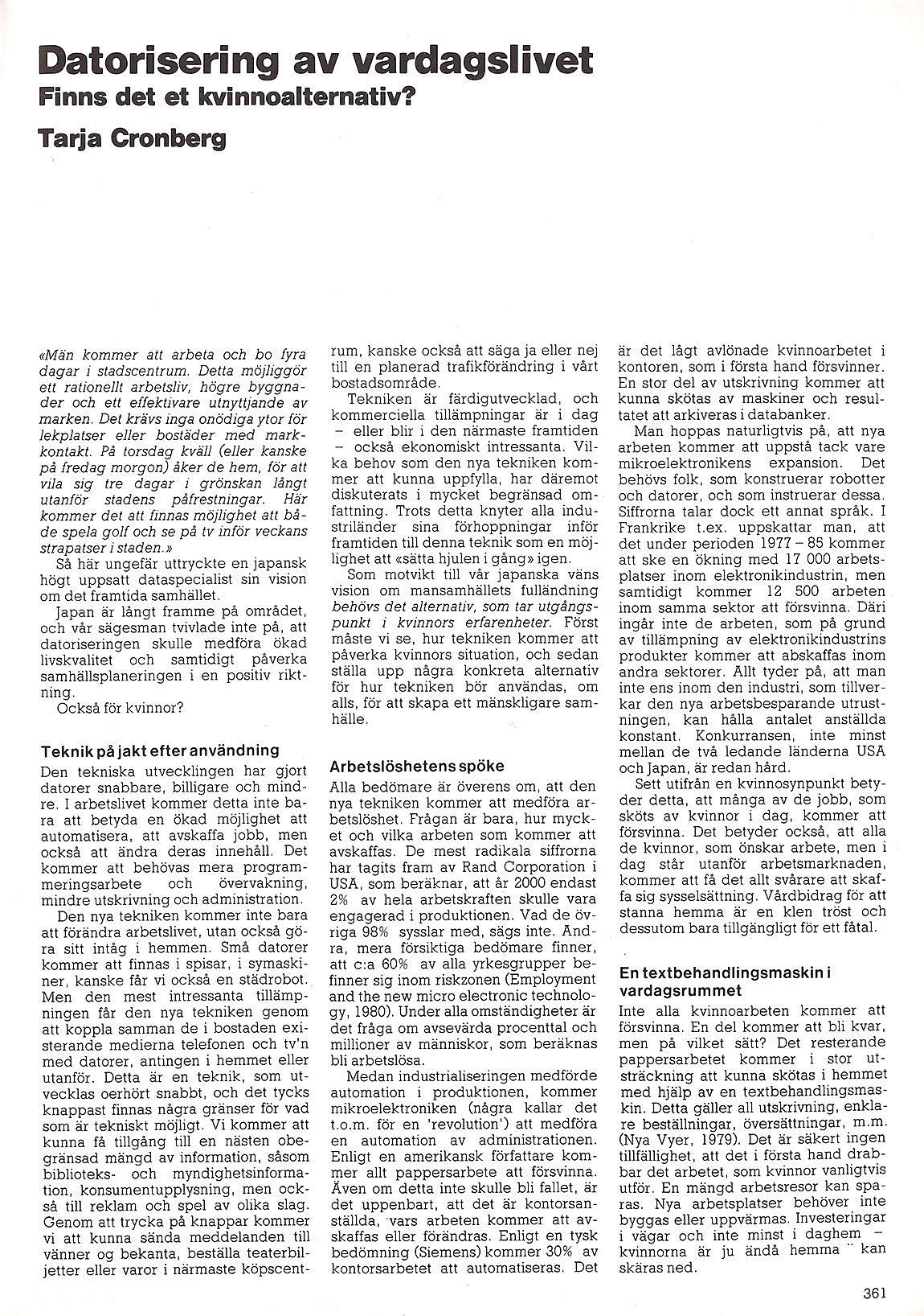 Datorisering av vardagslivet