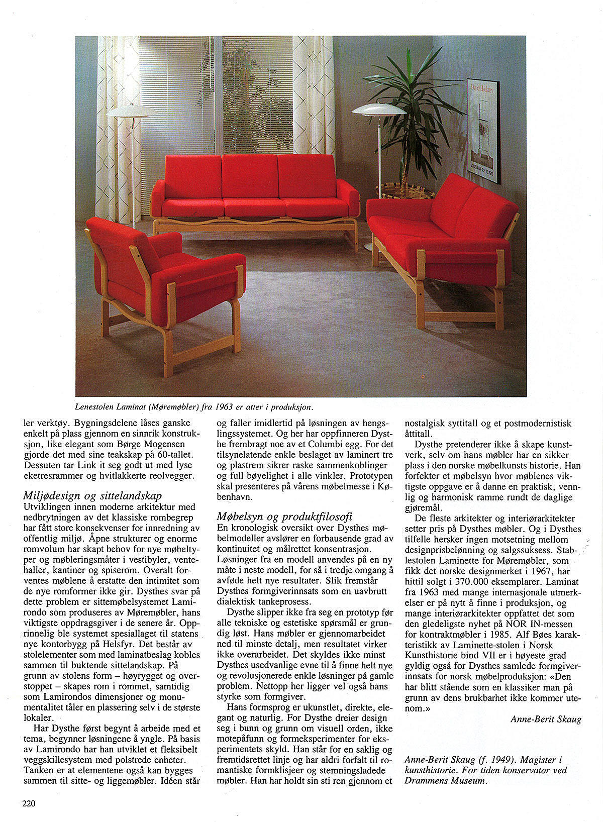 Sven Ivar Dysthe. Fra møbelsnekker til industridesigner