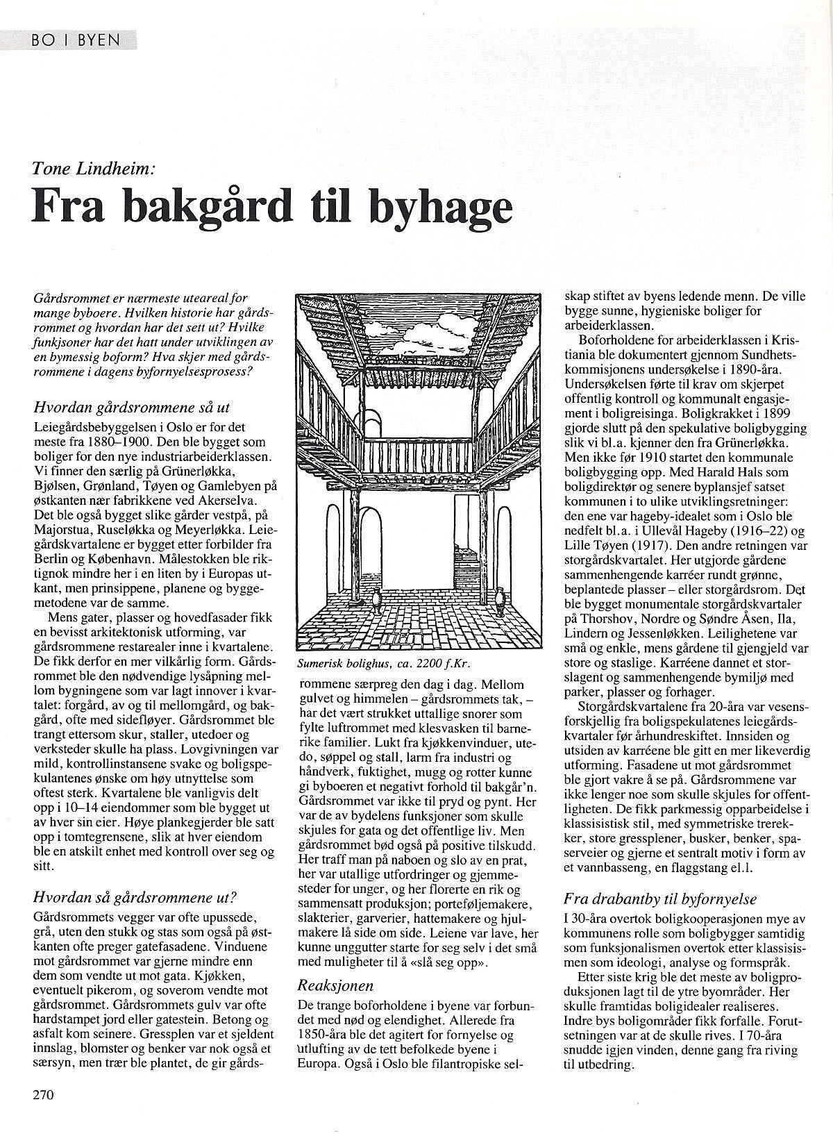 Fra bakgård til byhage