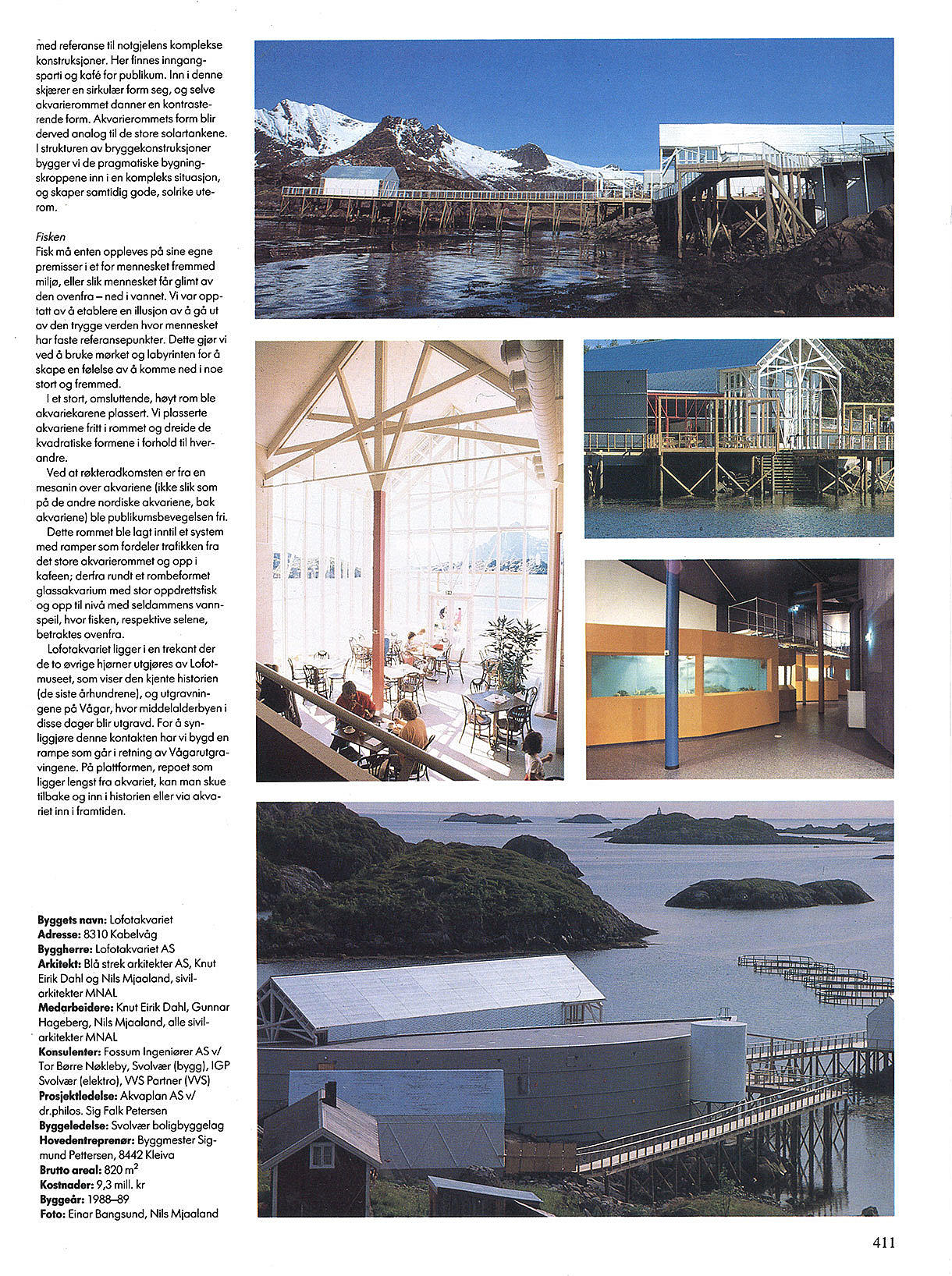 Lofotakvariet, Vågen