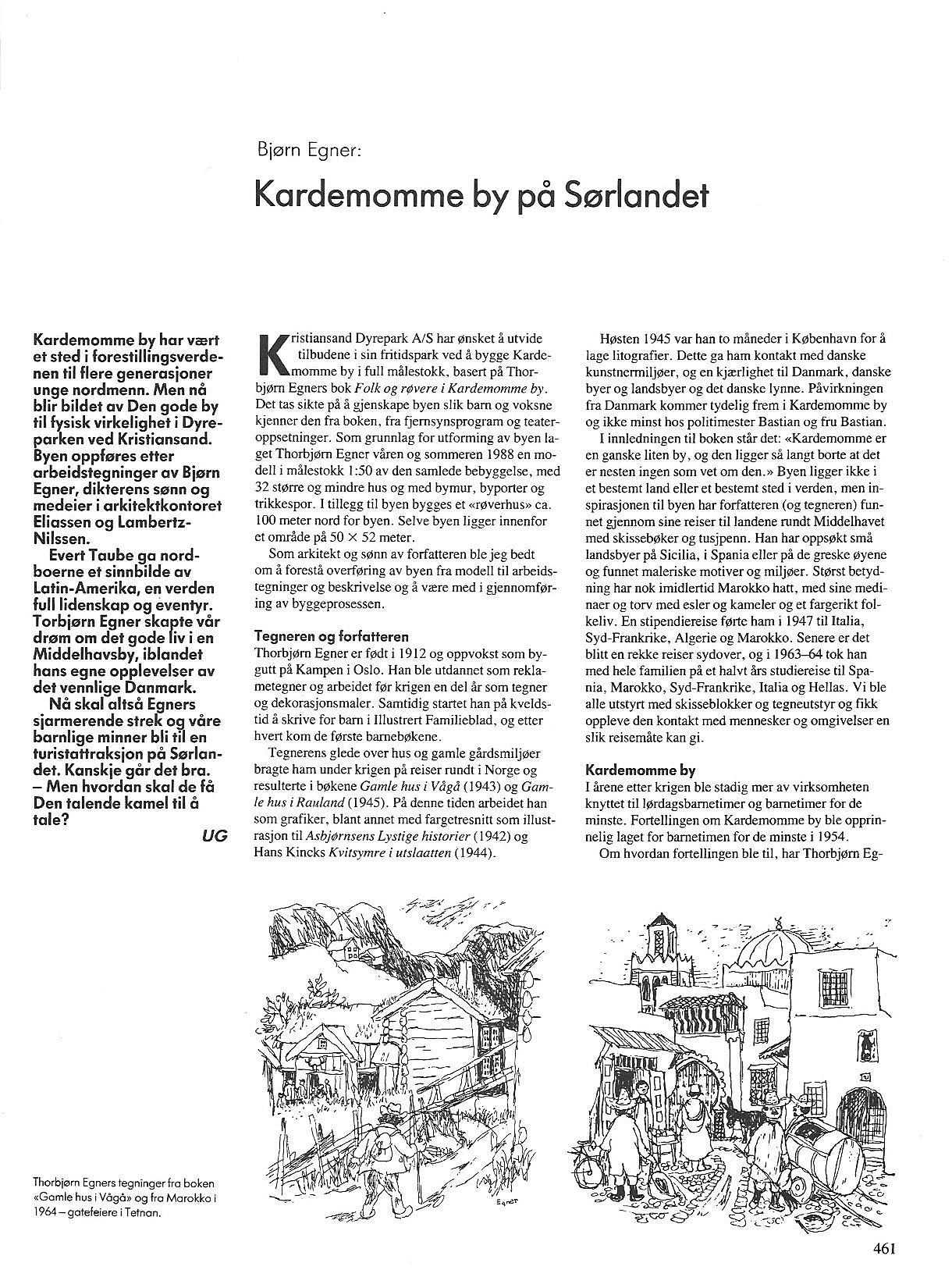 Kardemomme by i Kristiansand Dyrepark