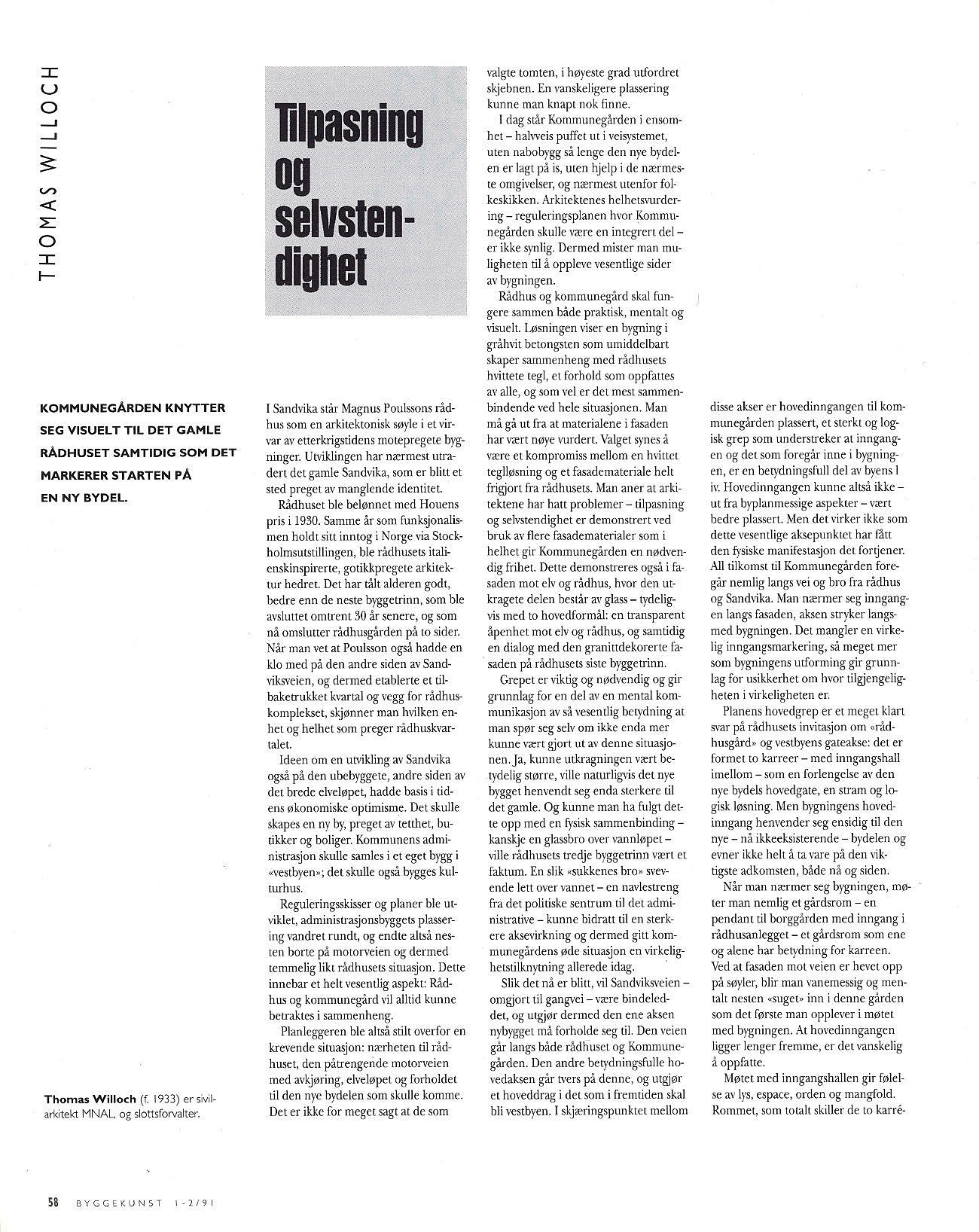 Kommunegården, Bærum kommune