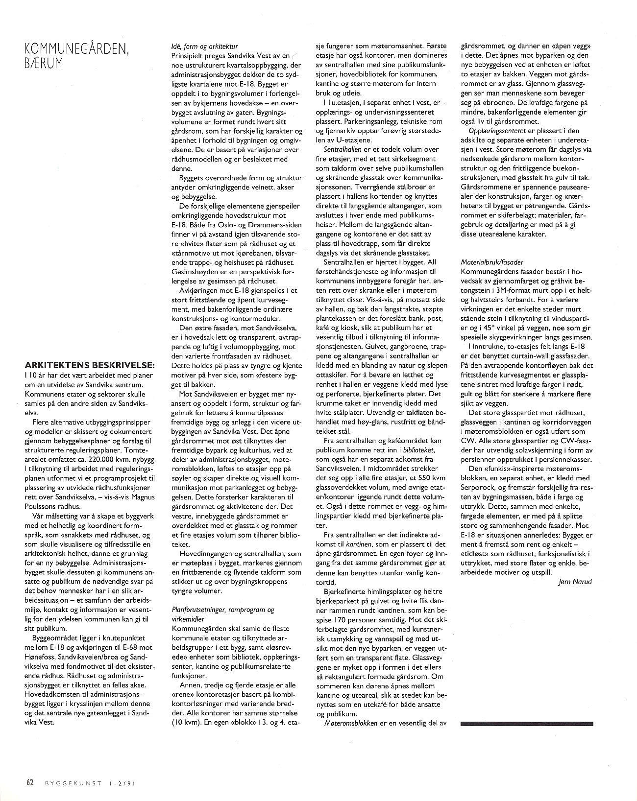 Kommunegården, Bærum kommune