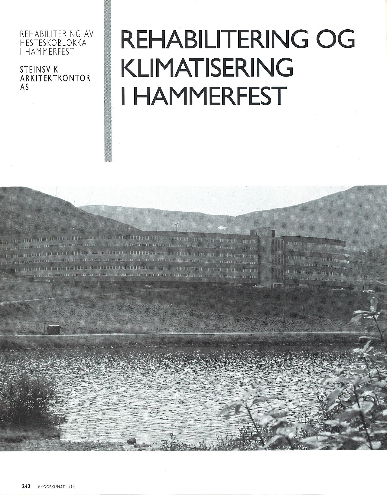 Rehabilitering av Hesteskoblokka i Hammerfest