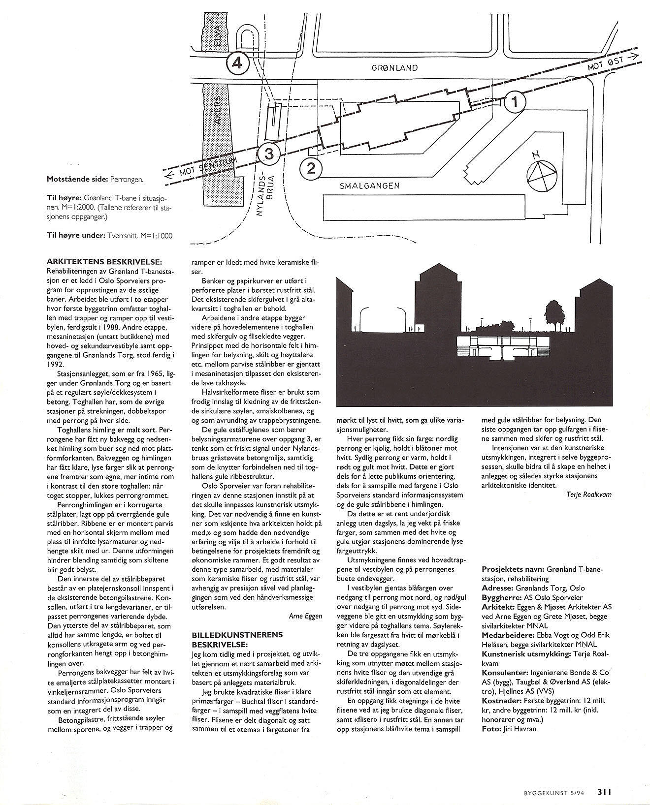 Grønland T-banestasjon, Oslo
