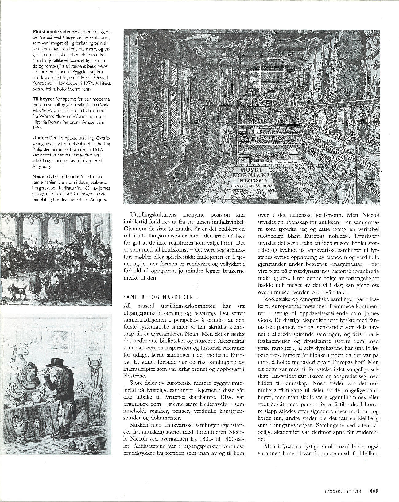 Til opplysning, opplevelse eller beundring?