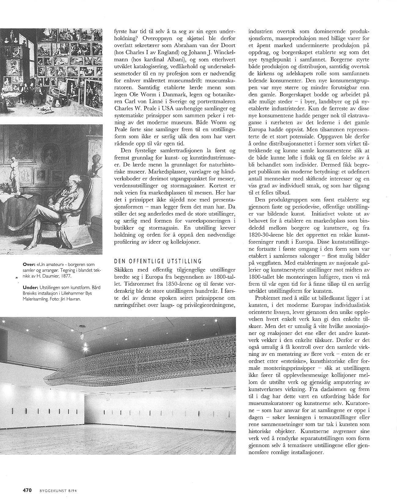 Til opplysning, opplevelse eller beundring?