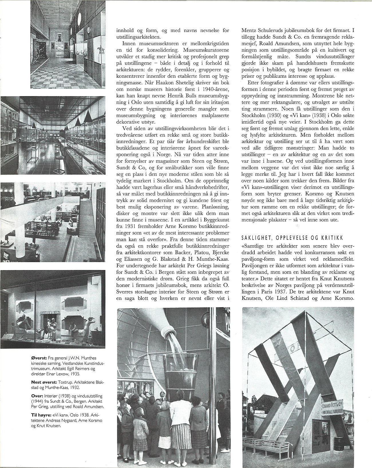 Til opplysning, opplevelse eller beundring?