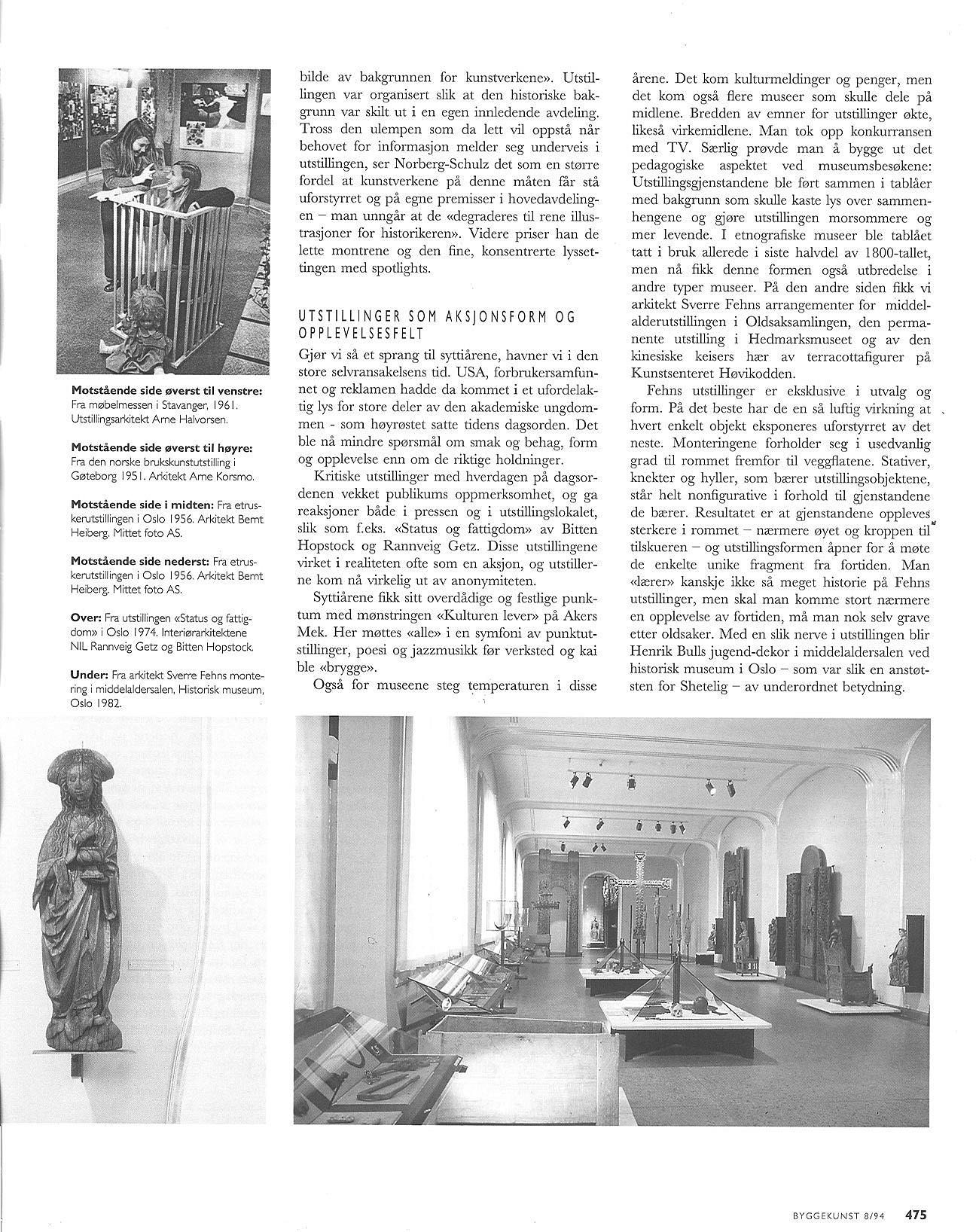 Til opplysning, opplevelse eller beundring?