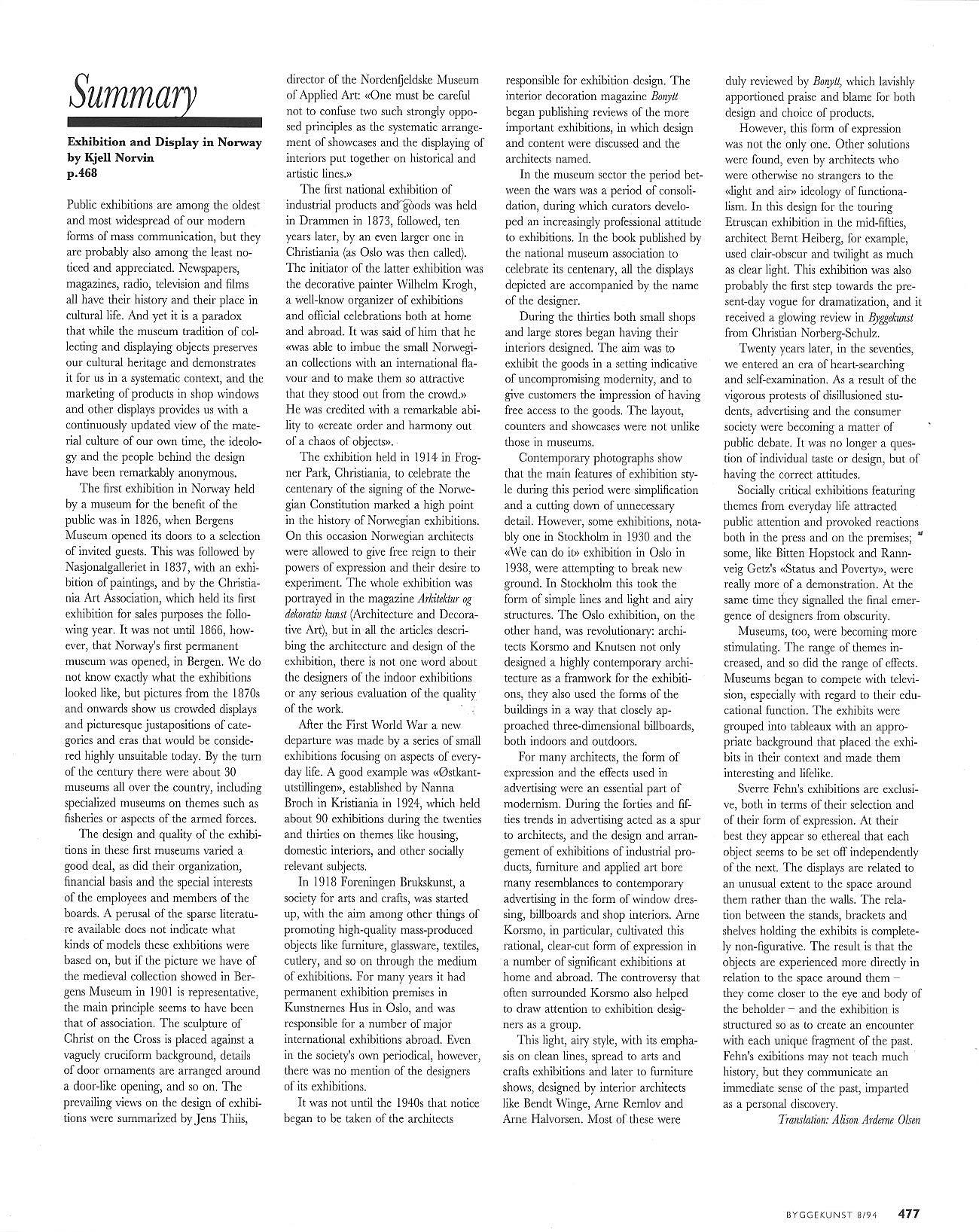 Til opplysning, opplevelse eller beundring?