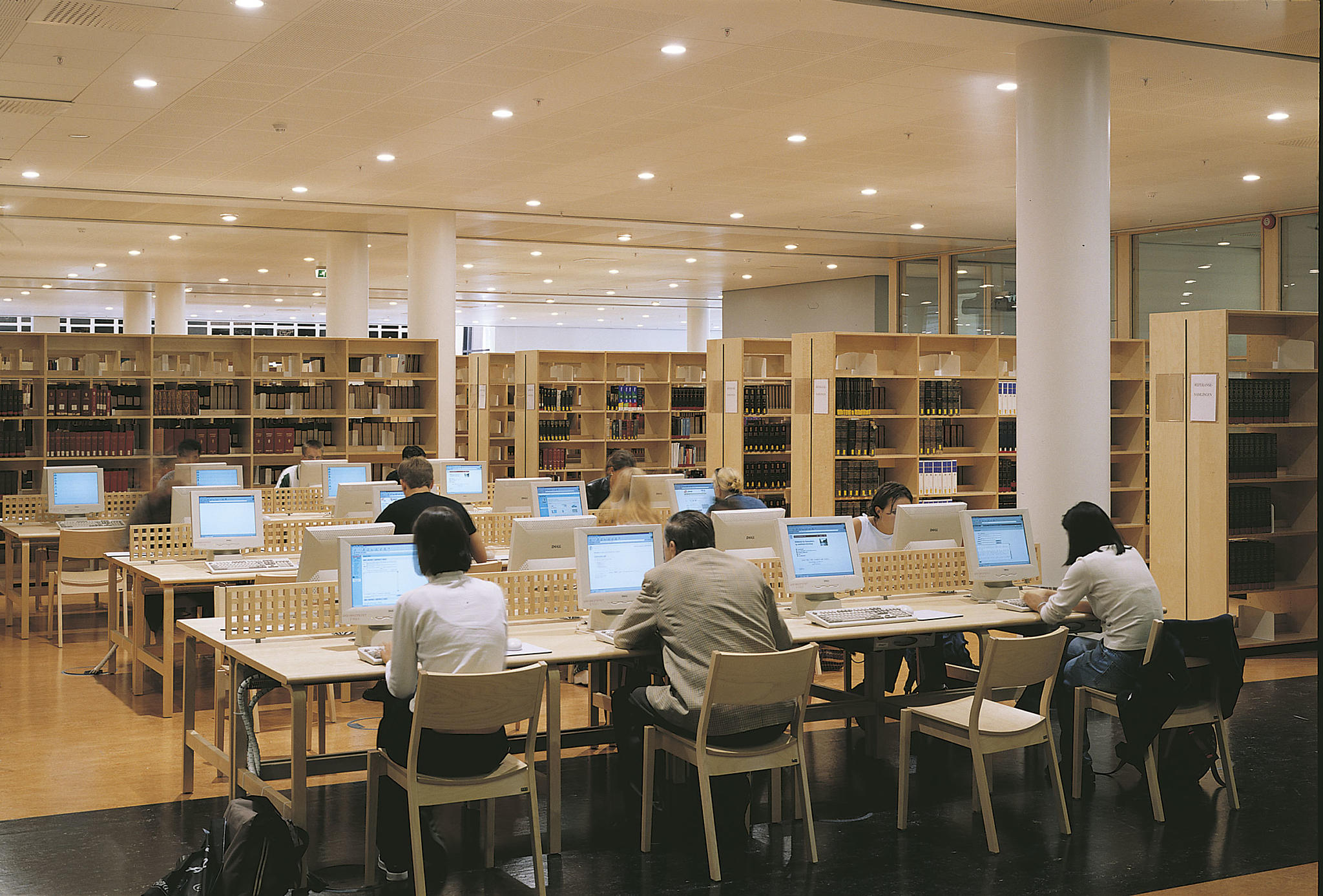 Fra det nye universitetsbiblioteket, Blindern. Foto: Jiri Havran