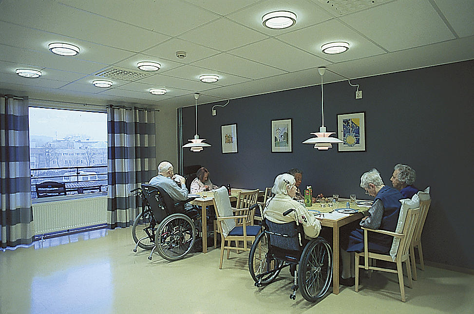 Kjøkkenet er kanskje det viktigste oppholdsstedet.