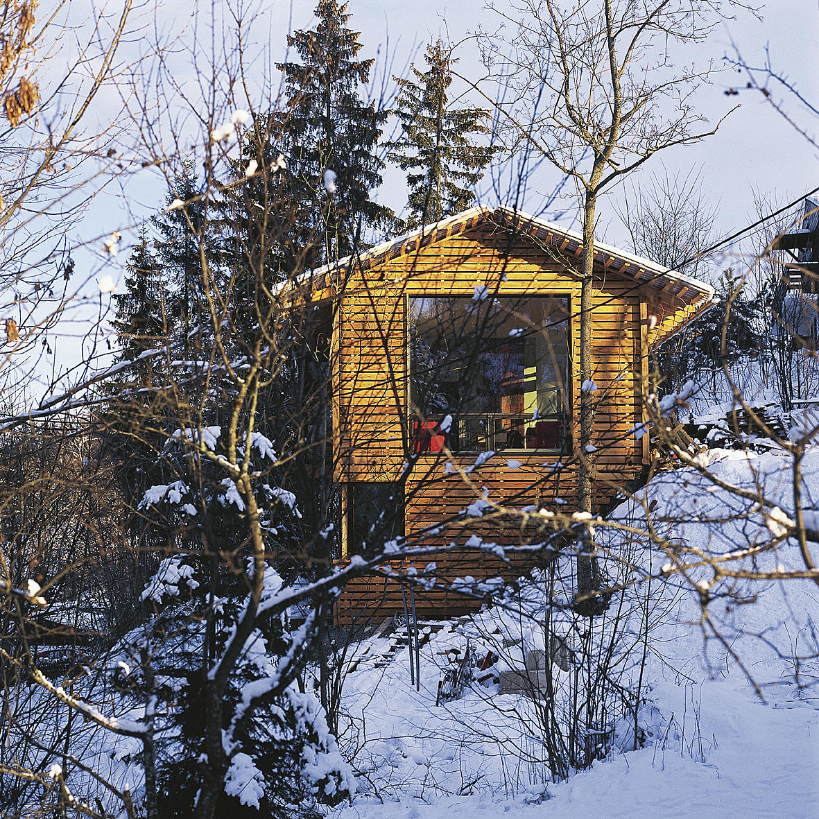 Jarmund/Vigsnæs AS Arkitekter MNAL: Enebolig Knoph Vigsnæs. Hus med mineralull uten dampsperre. Alt vel så langt. Foto: Nils Petter Dale