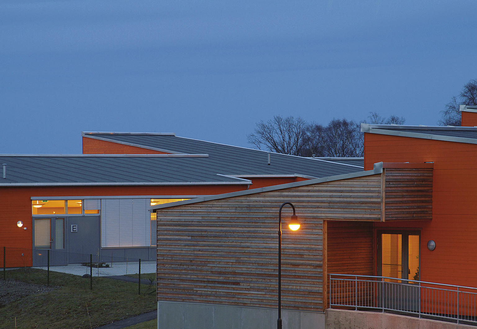 Anlegget sett fra syd-vest.