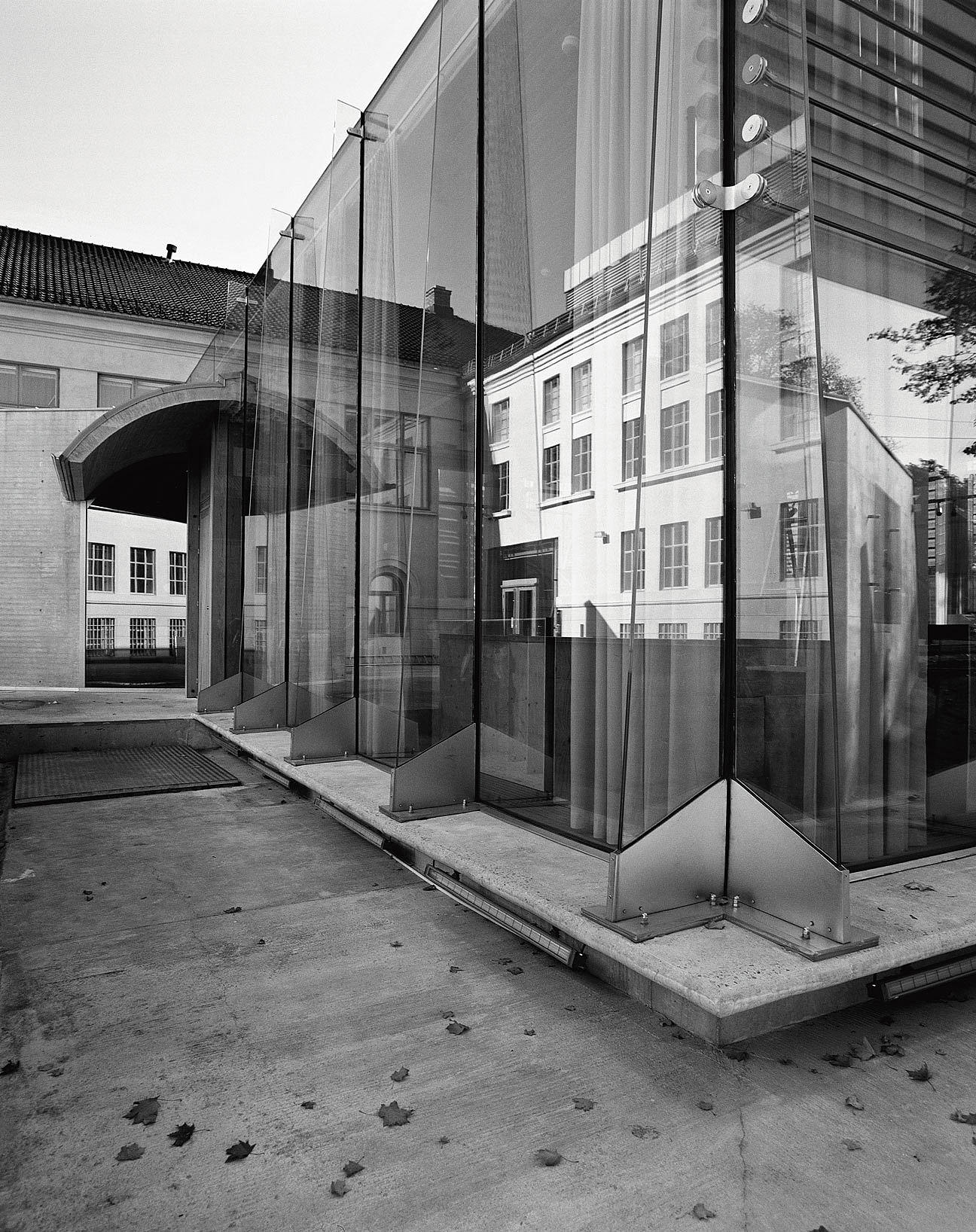Nasjonalmuseet – Arkitektur. Bakre inngang
til den nye paviljongen. Foto: Ivan Brodey