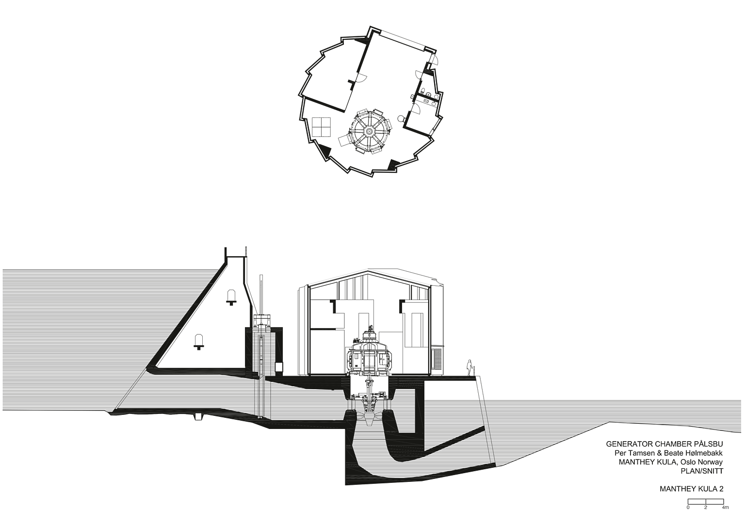 Overbygning, Pålsbu Kraftverk