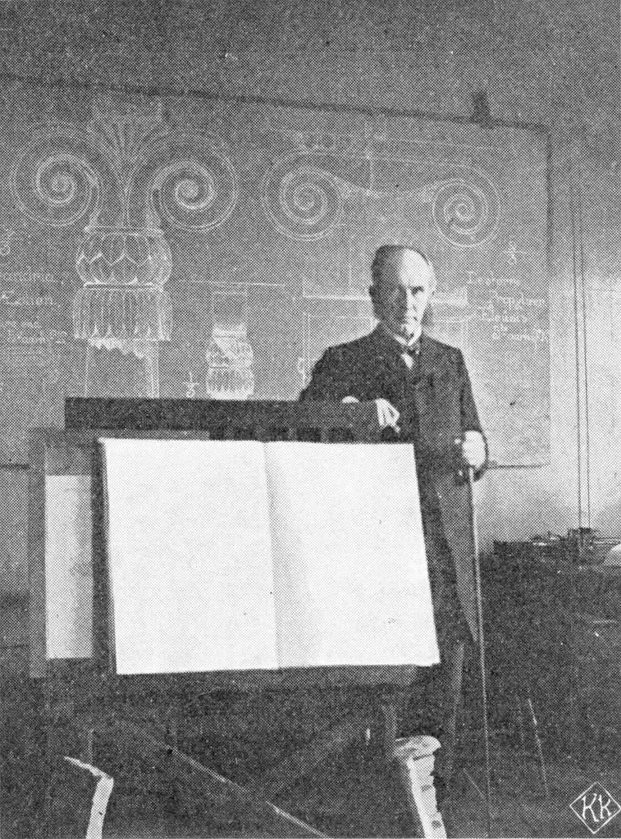 Herman Major Schirmer (1845-1913), arkitekt og riksantikvar. Foto: Arkitektur og dekorativ kunst, 1922, s. 66.