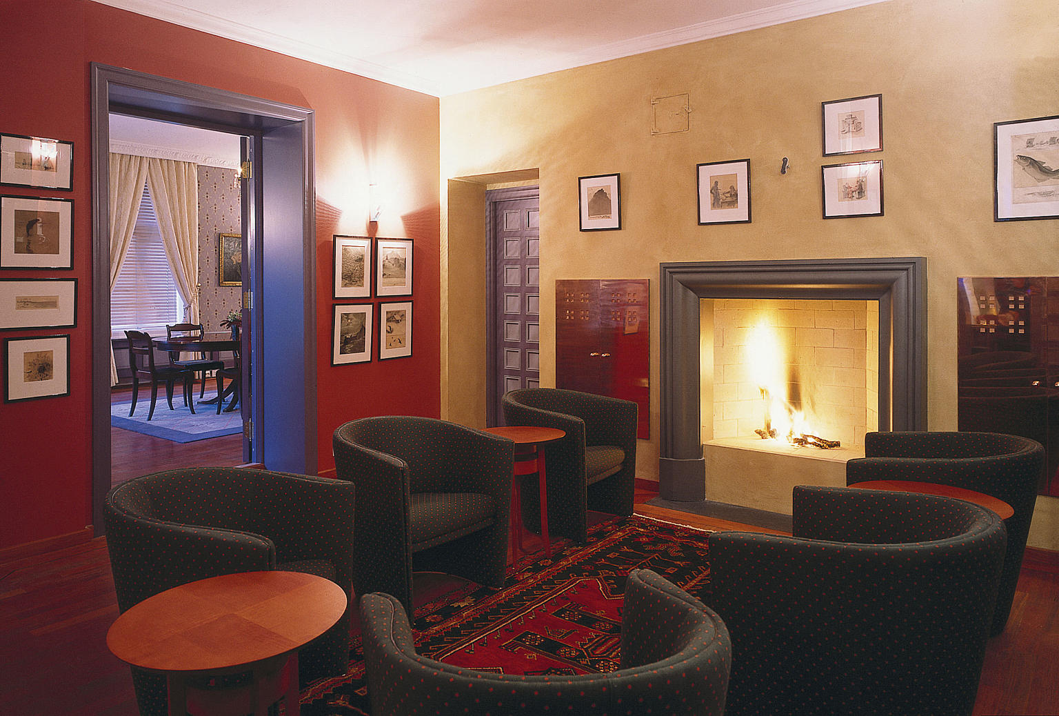 Aschehoug forlag, Oslo. Forfatterrom. Innredning 1994-1996. Foto: Stein Arne Andreassen