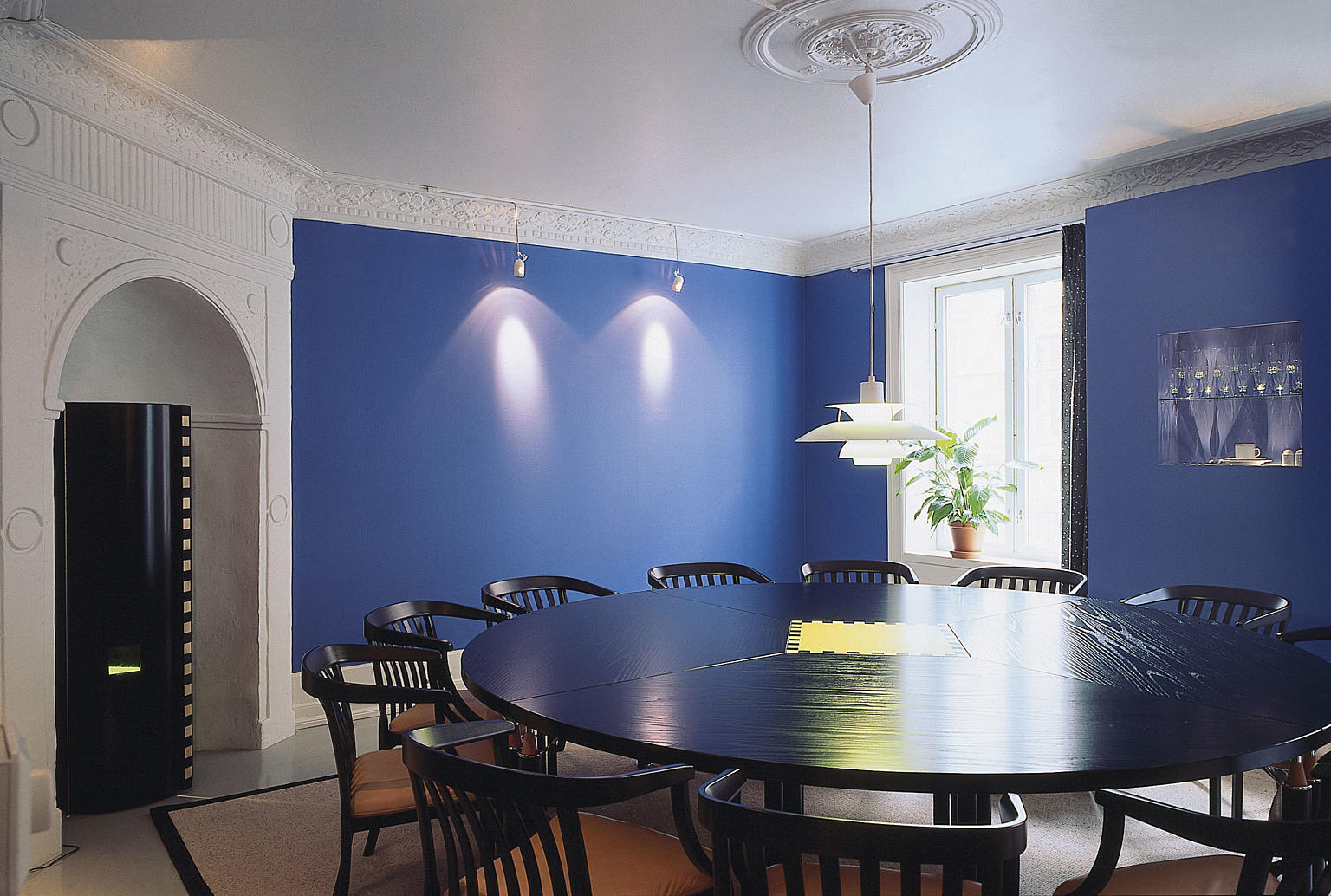 Wildhagenrommet, Norsk Forms tidligere lokaler, Oslo. 1994. Foto: Stein Arne Andreassen