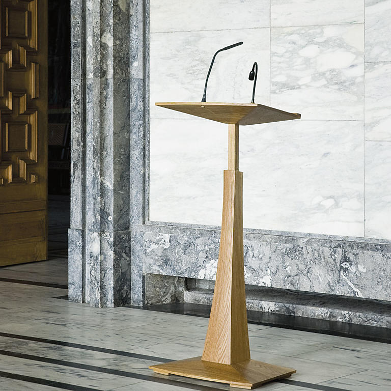 Talebrett i Oslo rådhus