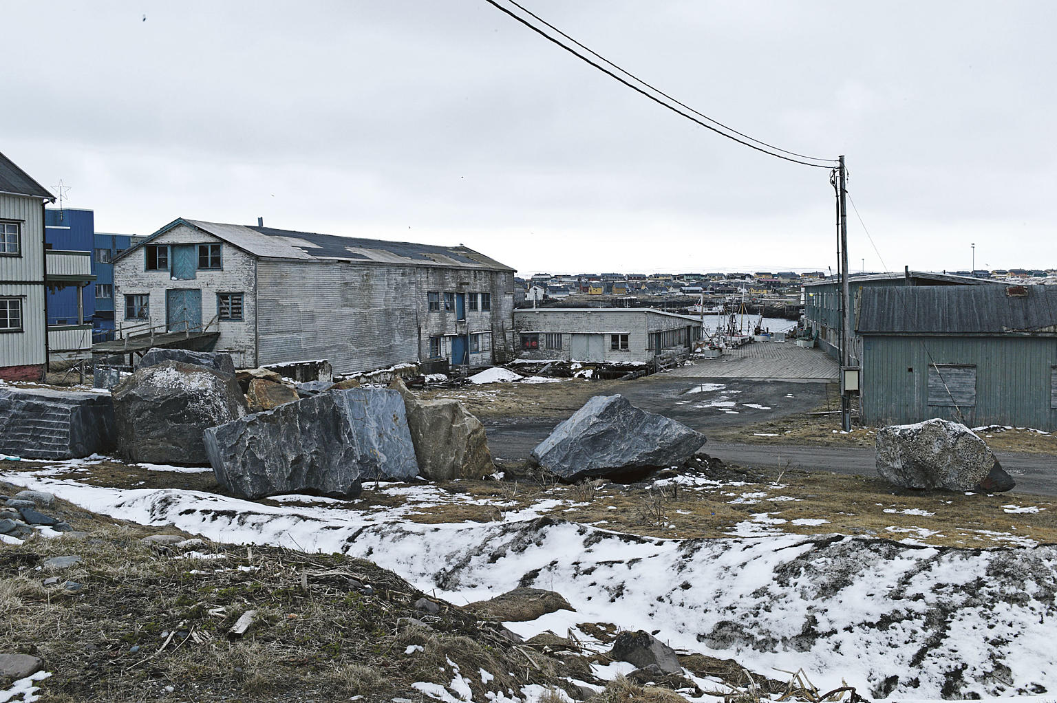 Bebyggelsen i Vardø.
