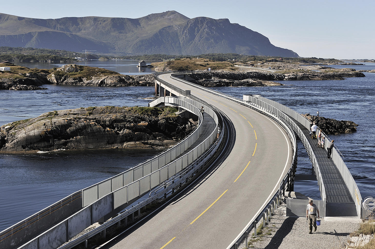Fiskebruene på Myrbærholmen.