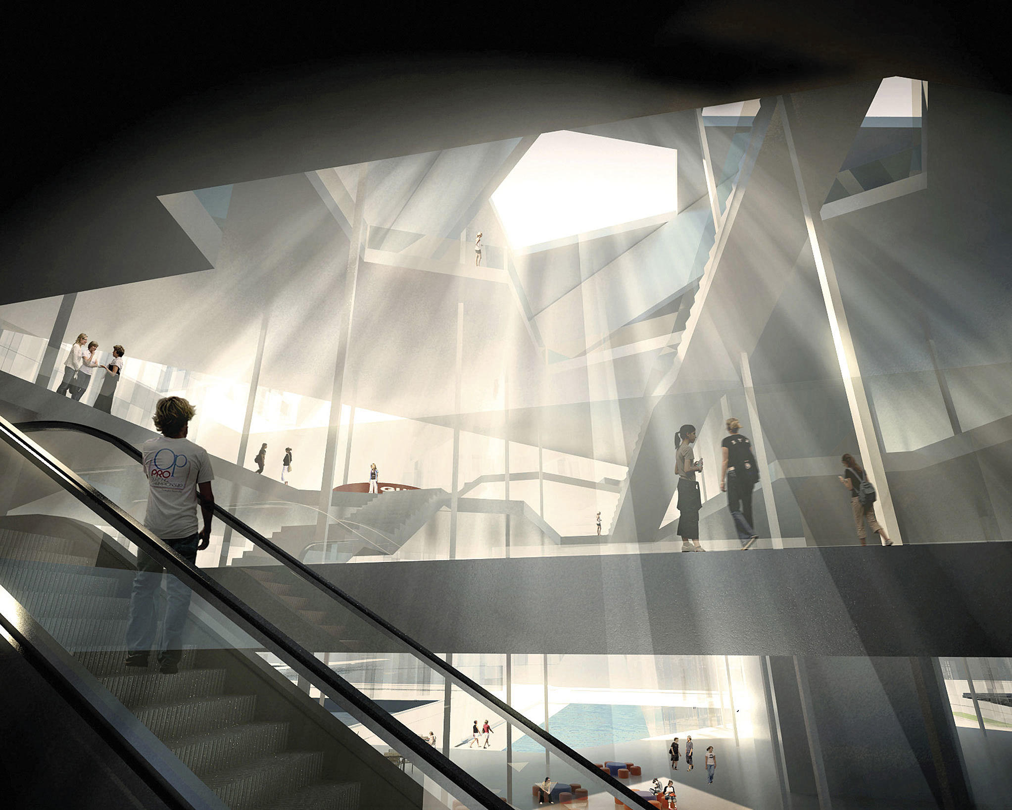 “Diagonale”, Deichmanske bibliotek, 2009. Arkitekter: Lund Hagem og Atelier Oslo.