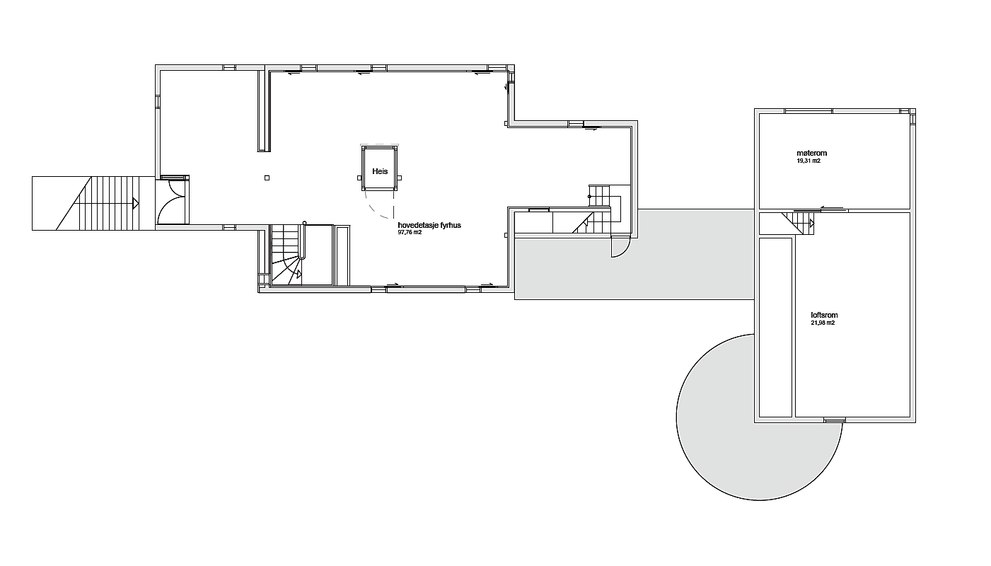 Plan, loft.