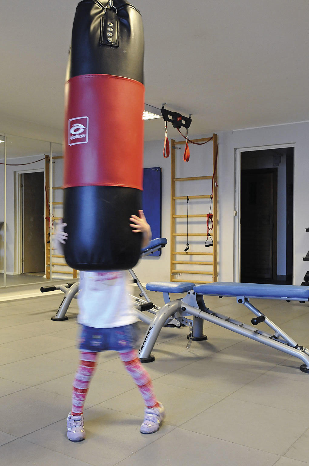 Fra Kollektivet borettslag, Hovseter, Oslo. Trimrommet. Foto: Are Carlsen